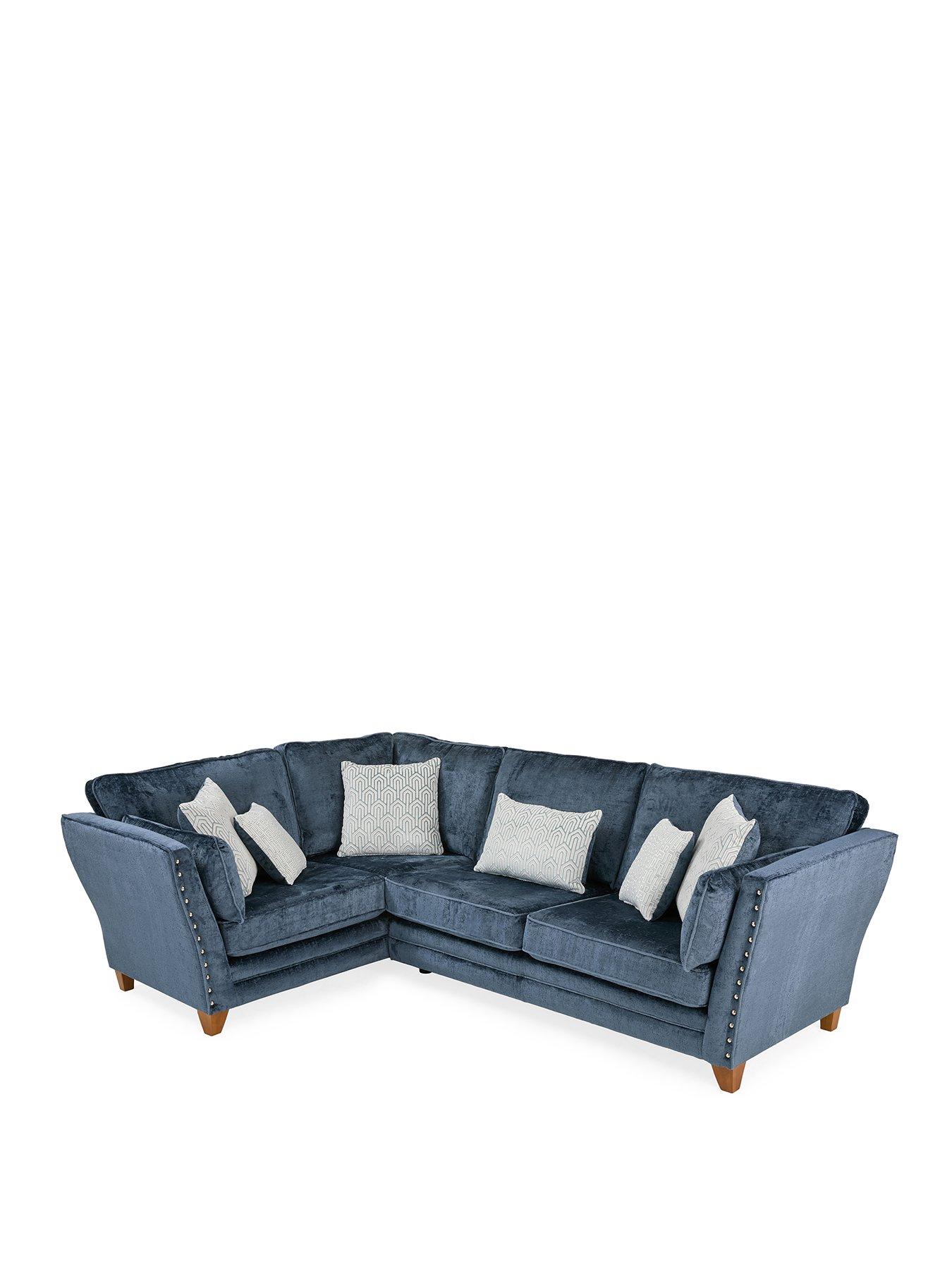 Image 2 of 6 of Very Home Lavello Fabric Left Hand Double Arm Corner Group Sofa&nbsp;- Made to Order in the UK