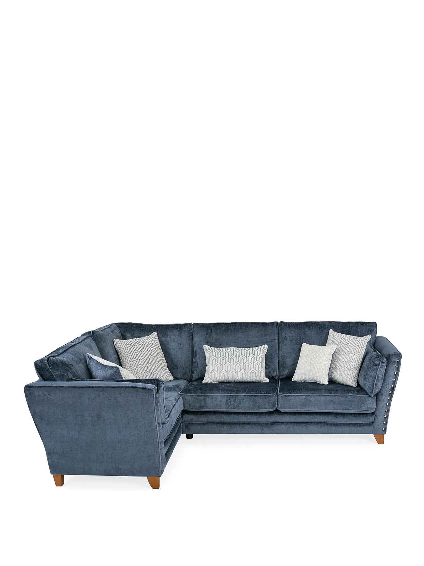 Image 3 of 6 of Very Home Lavello Fabric Left Hand Double Arm Corner Group Sofa&nbsp;- Made to Order in the UK