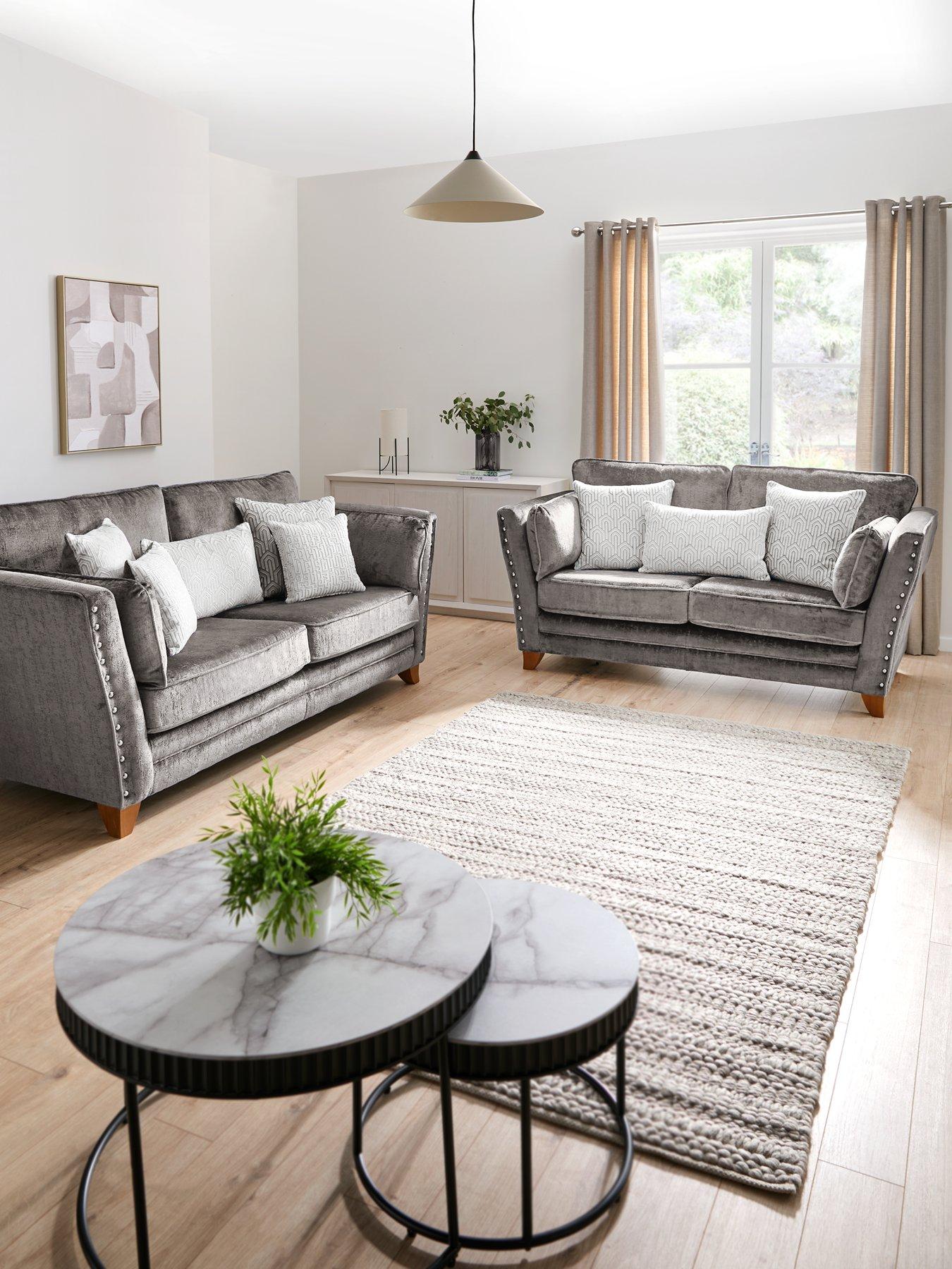 Very Home Lavello Fabric 3 + 2 Seater Sofa Set (Buy  &  SAVE!)