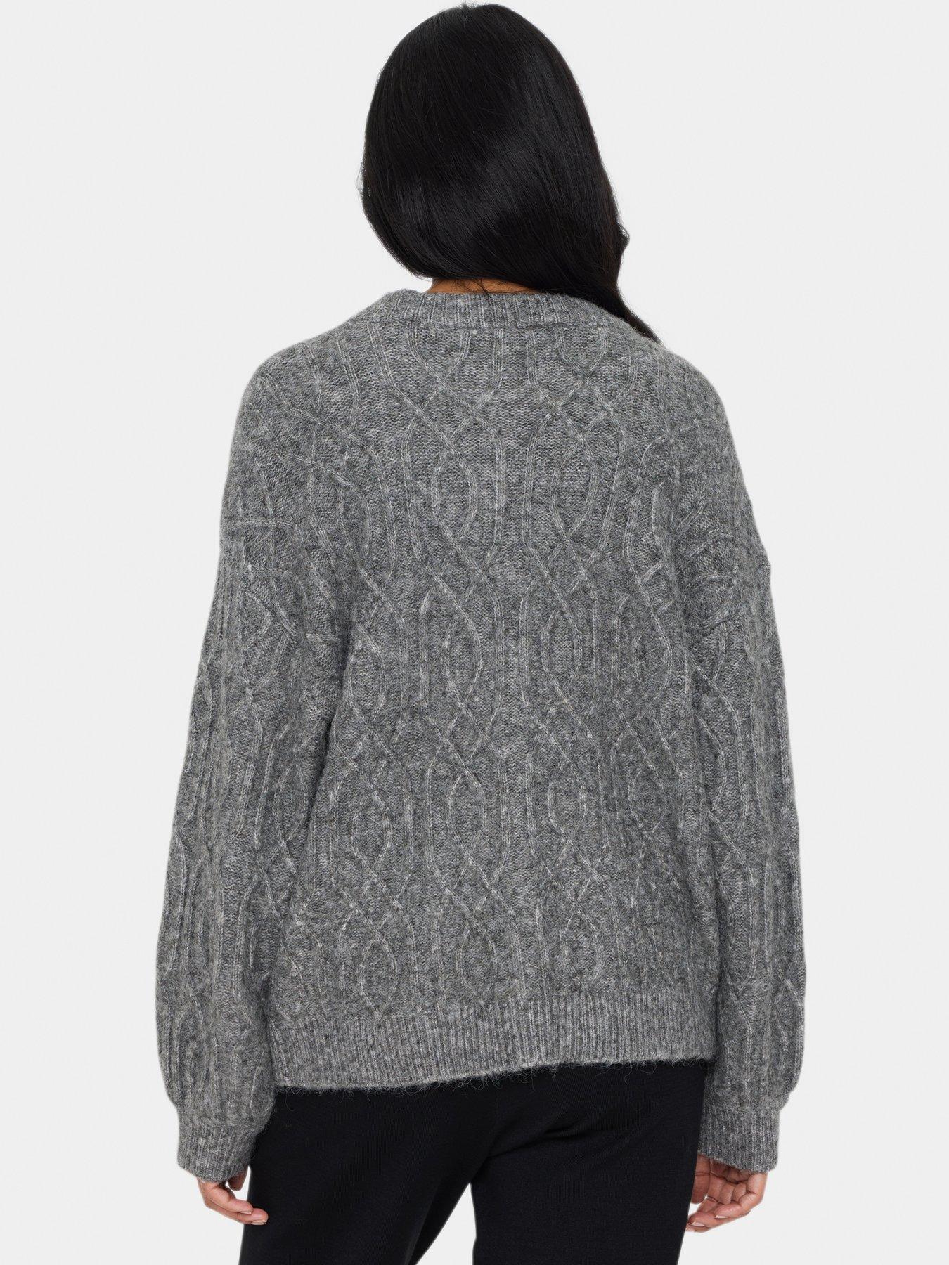 saint-tropez-geetasz-cable-knit-loose-fit-pullover-greystillFront