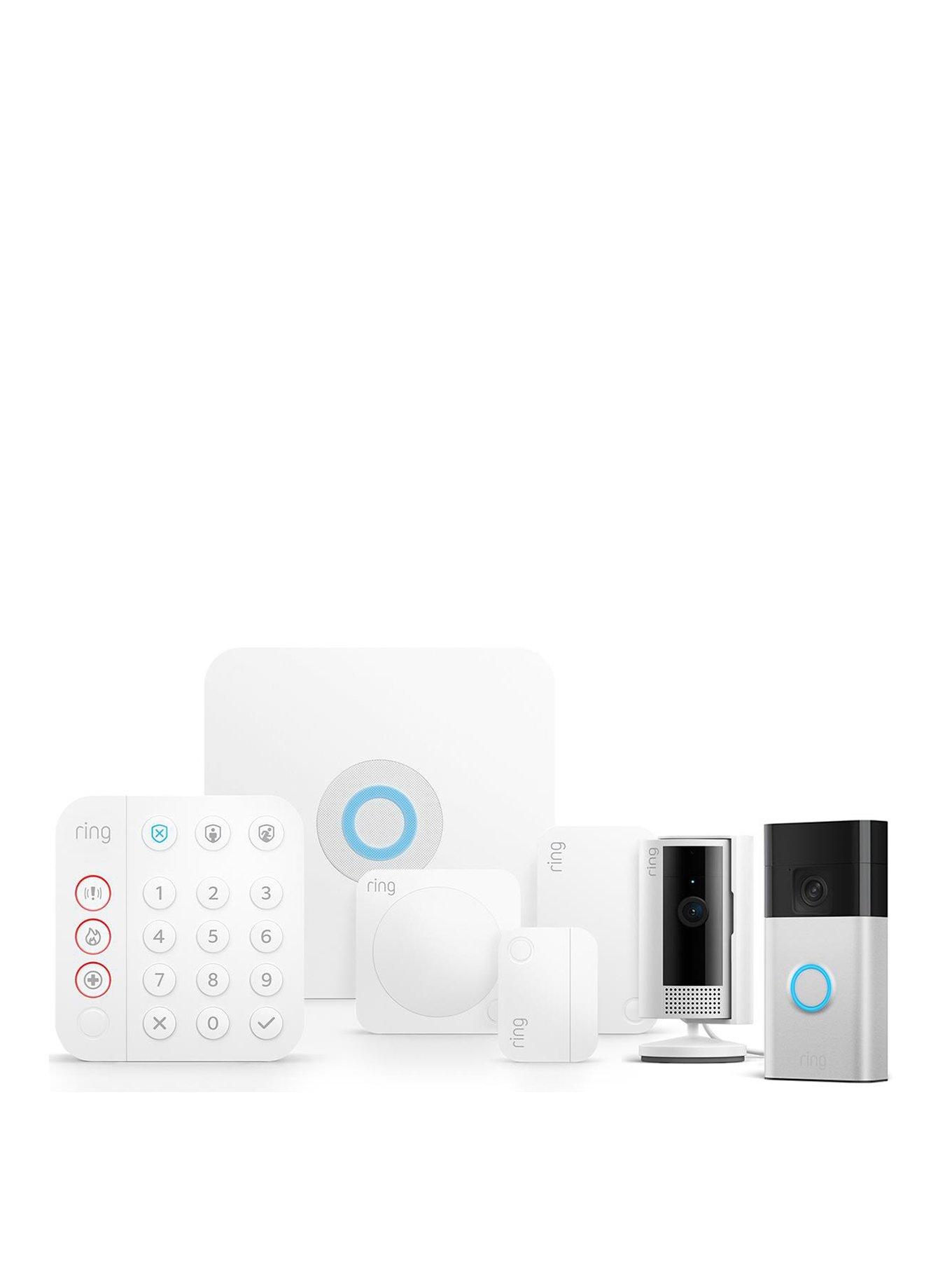 undefined Ring Alarm 7 Piece Kit Home Security Bundle Including Indoor Cam and Video Doorbell (3rd Gen)