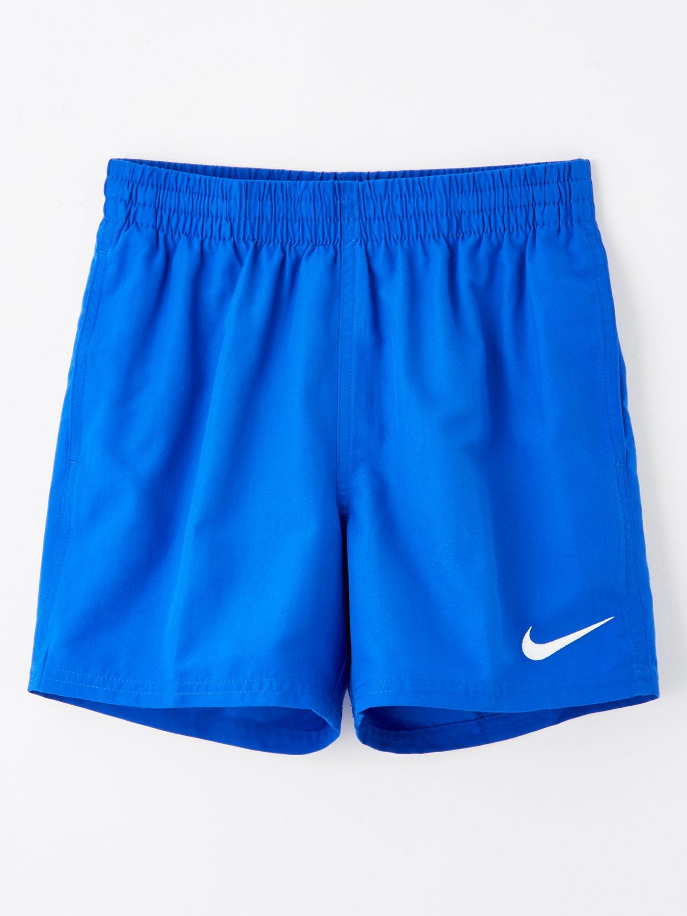 Nike Junior Boy's 4 Inch Essential Volley Short-BLUE