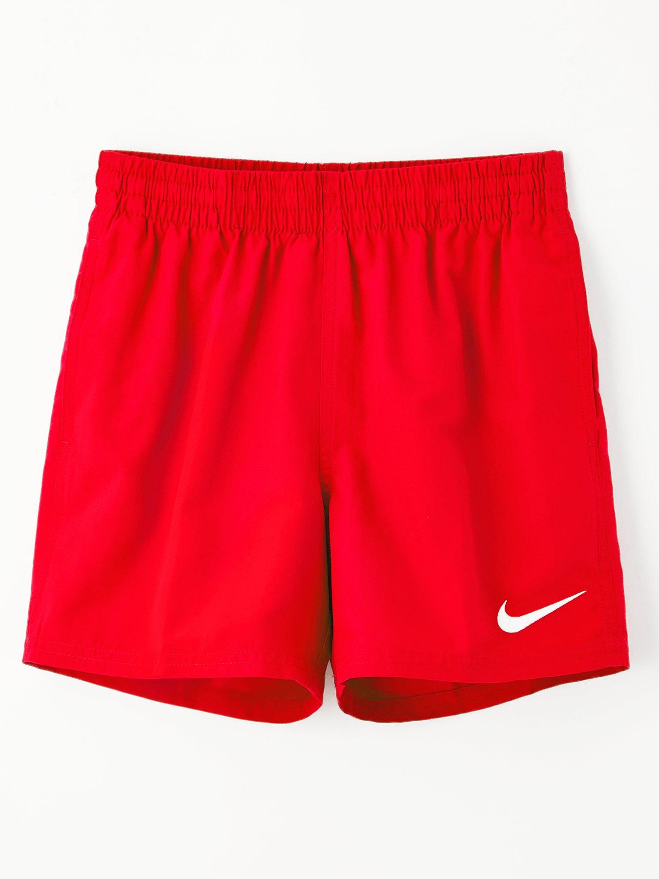 Image 1 of 4 of Nike Junior Boy's 4 Inch Essential Volley Short-RED