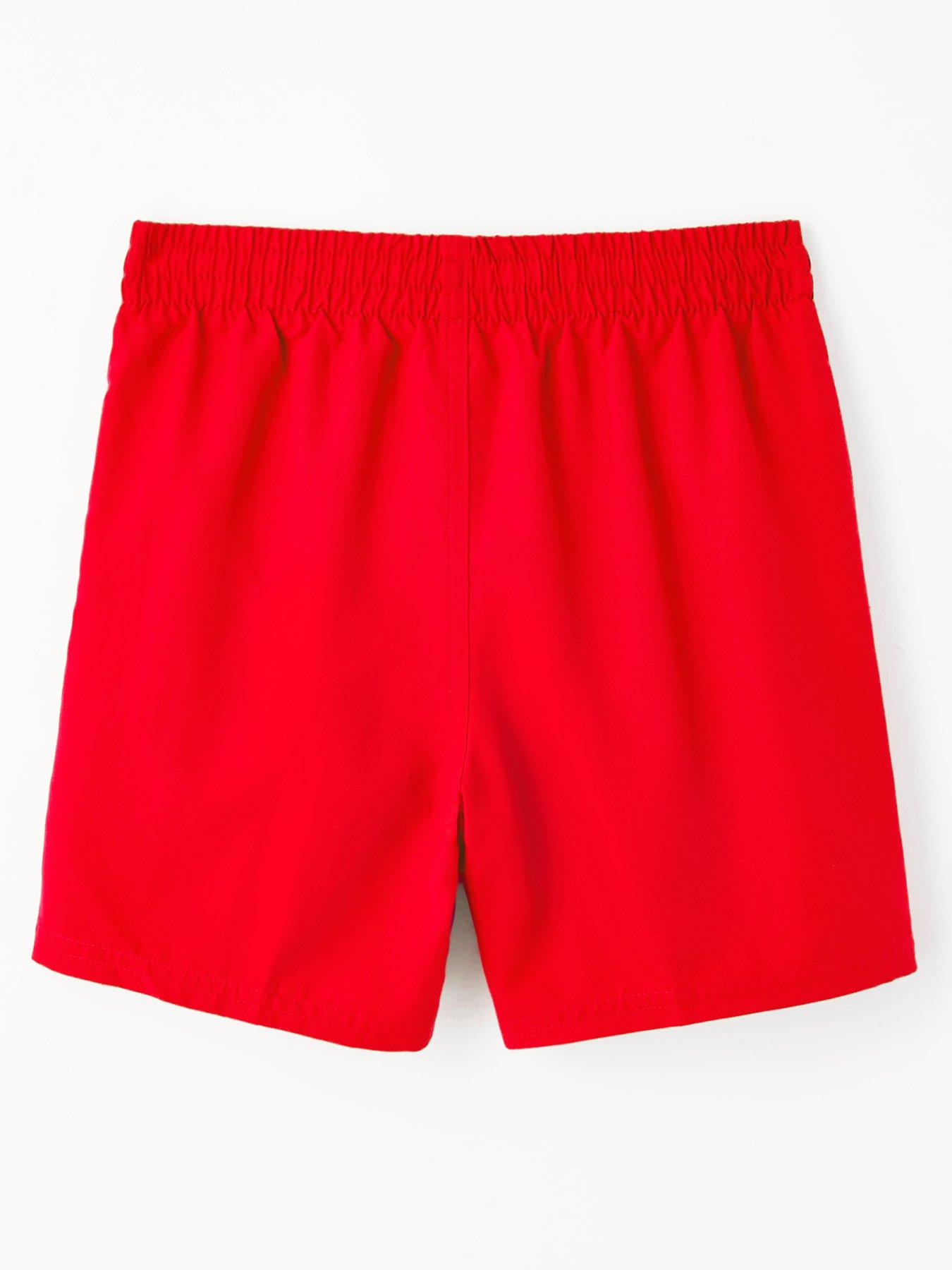 Image 2 of 4 of Nike Junior Boy's 4 Inch Essential Volley Short-RED