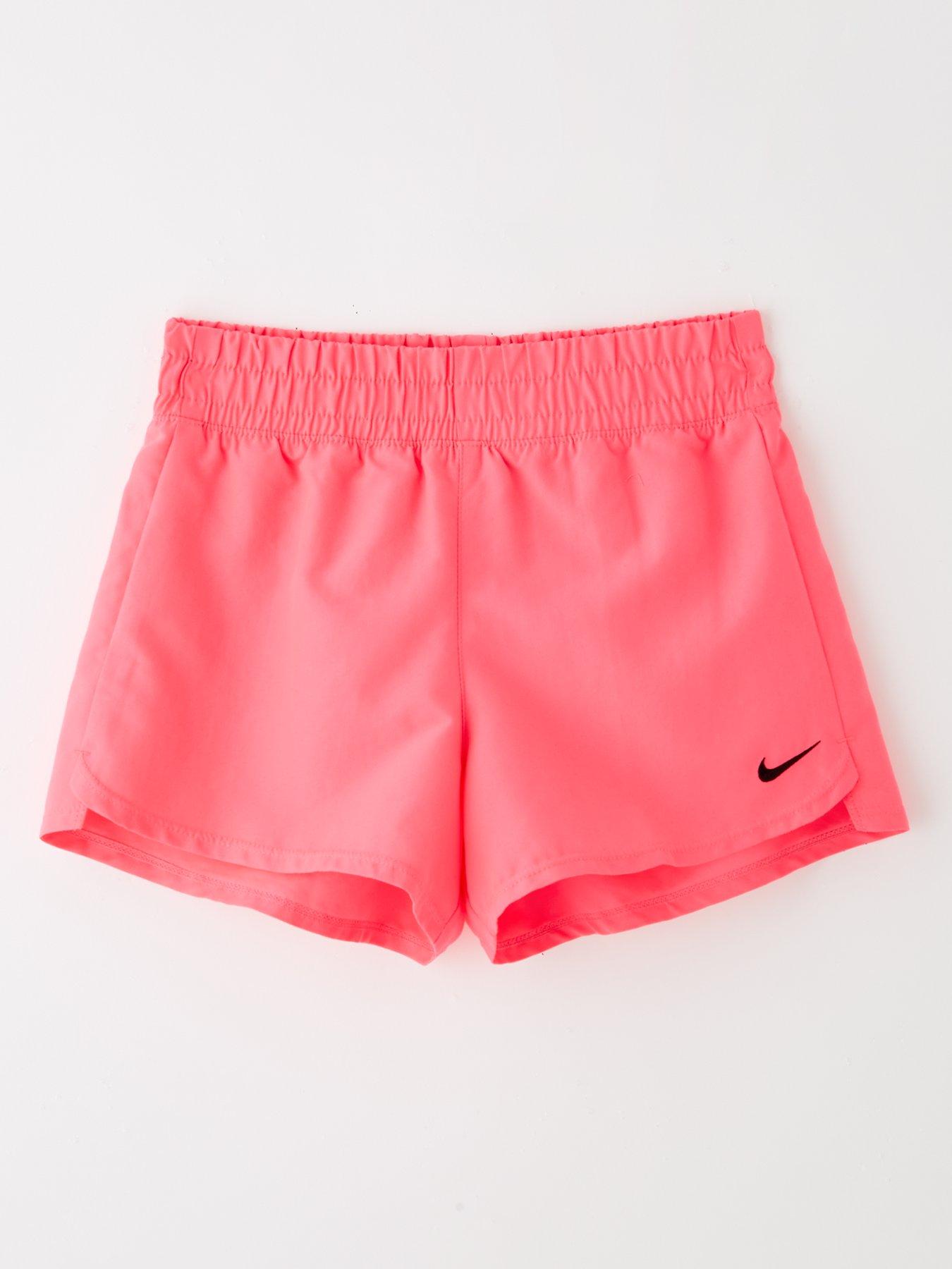 nike-girls-solid-3-inch-volley-swim-short-pink