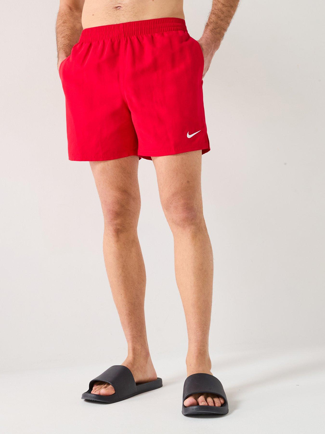 Nike Mens Essential 5 Inch Volley Swim Short - Red
