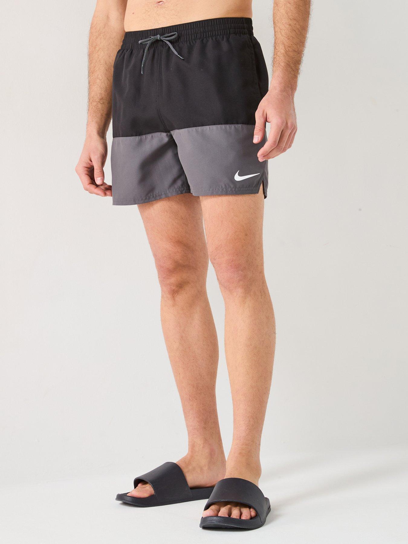 Nike Mens Split 5 Inch Volley Swim Short - Black
