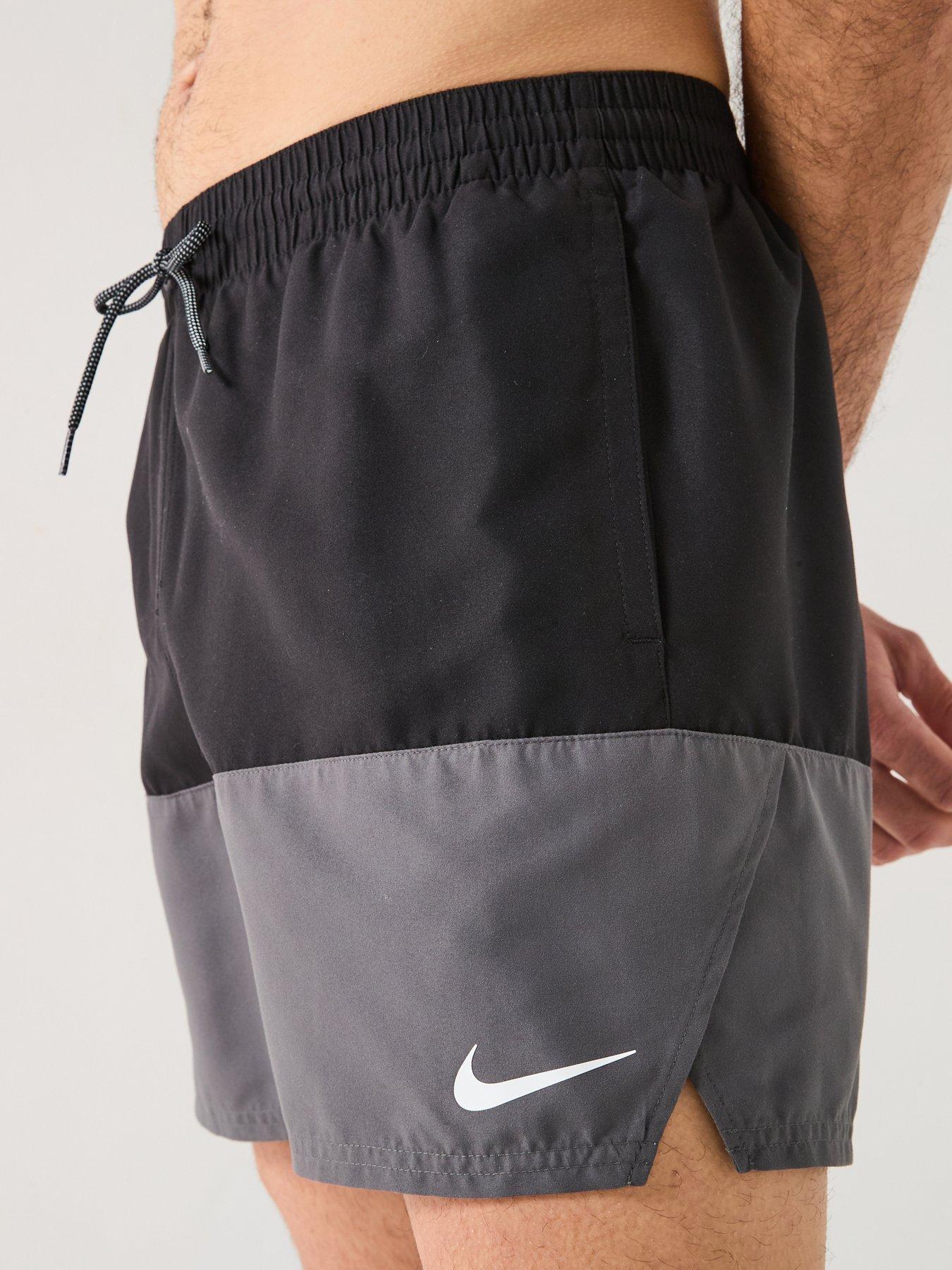 Image 4 of 4 of Nike Mens Split 5 Inch Volley Swim Short - Black