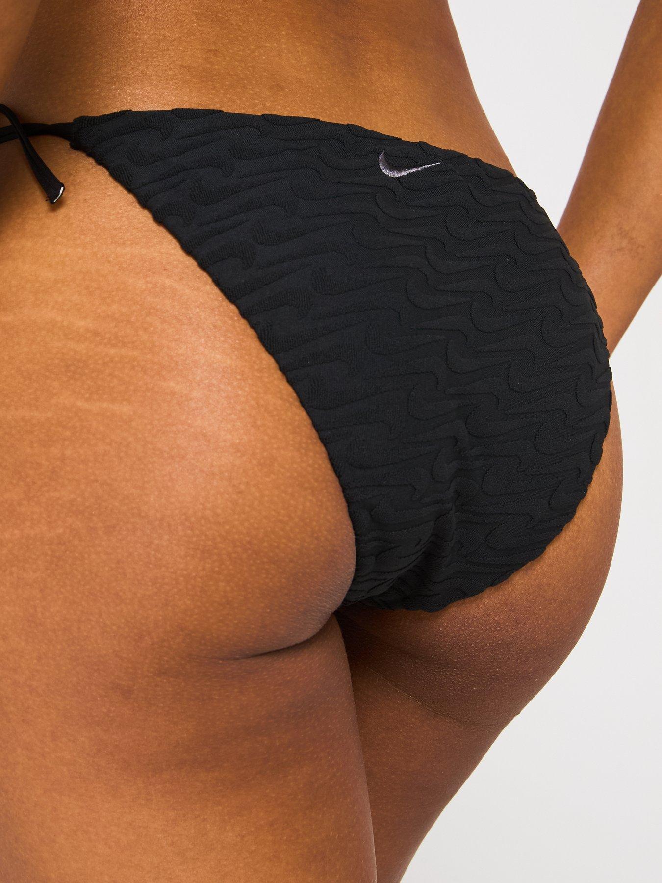 nike-womens-terry-string-bikini-bottom-blackoutfit