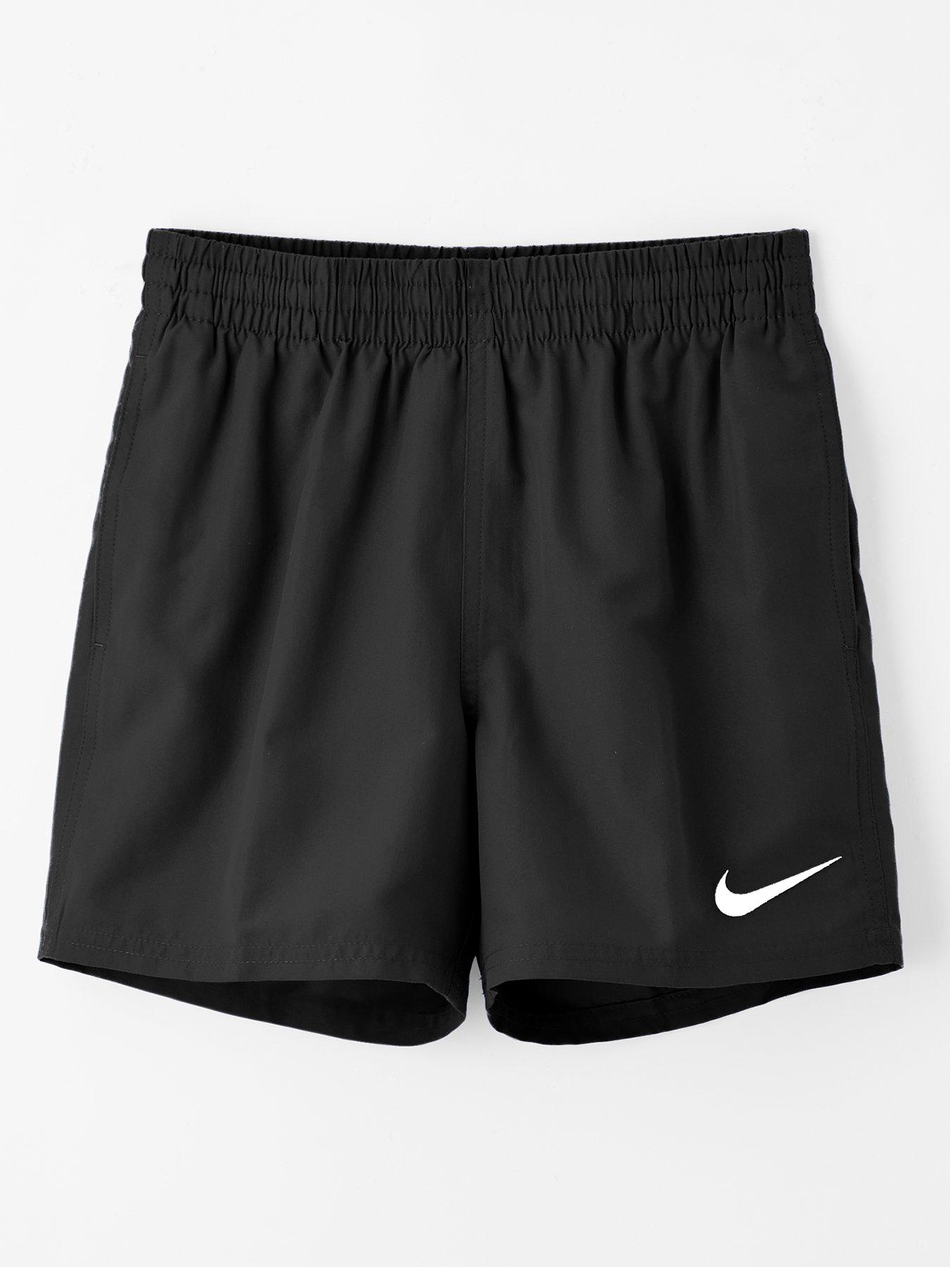 Image 1 of 4 of Nike Junior Boy's 4 Inch Essential Volley Short-BLACK