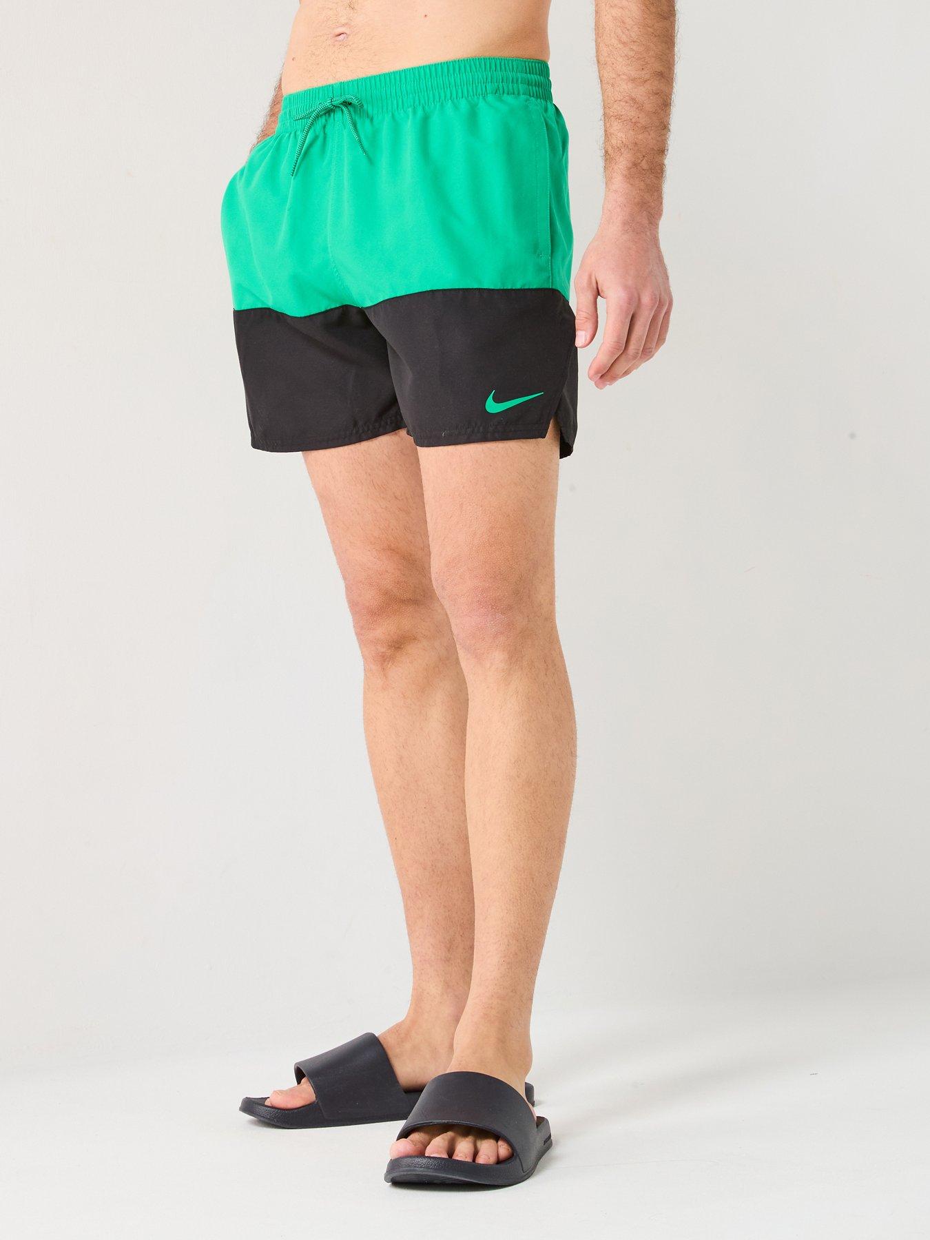 Nike Mens Split 5 Inch Volley Swim Short - Green