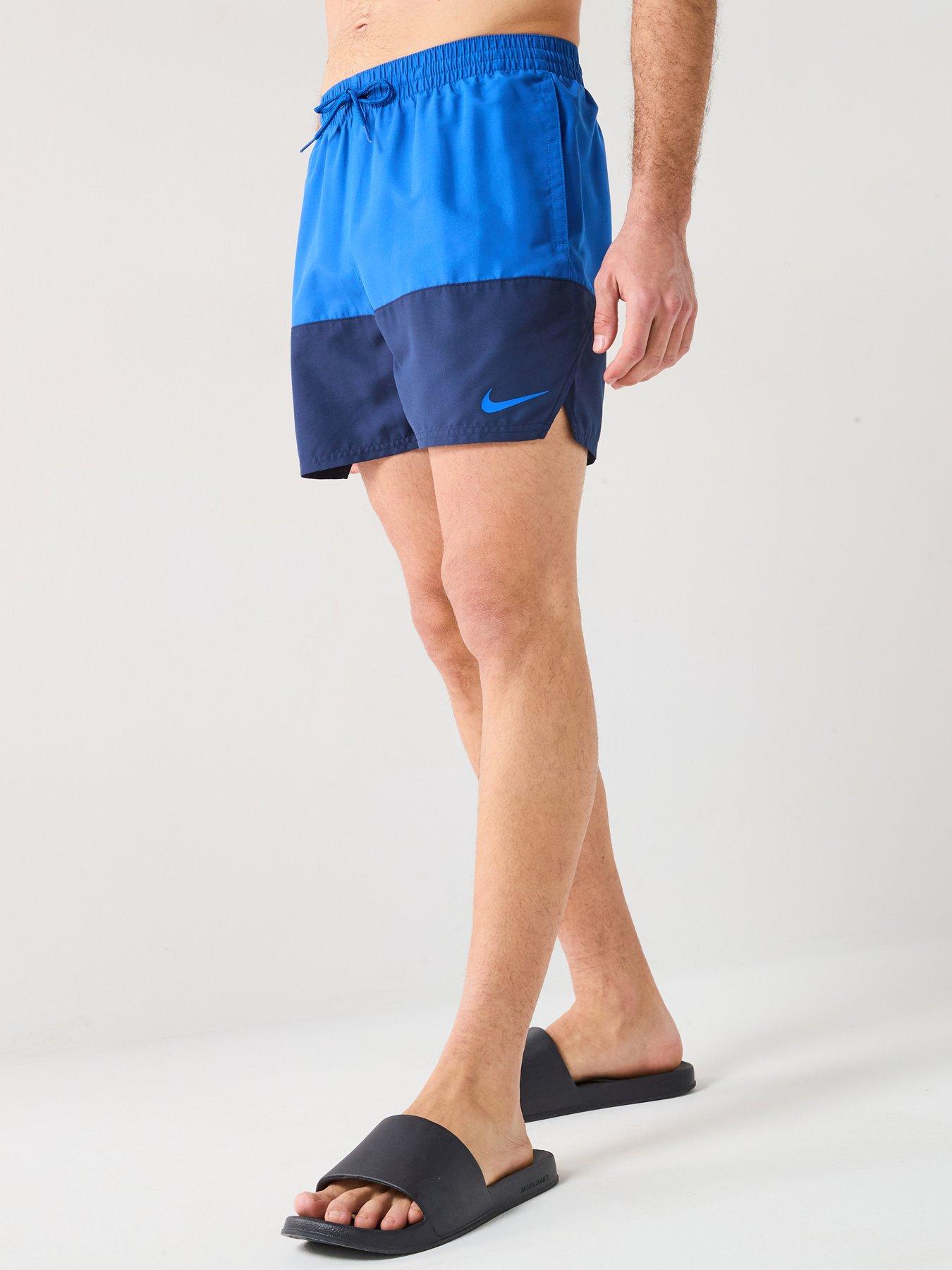 Image 1 of 4 of Nike Mens Split 5 Inch Volley Swim Short - Blue