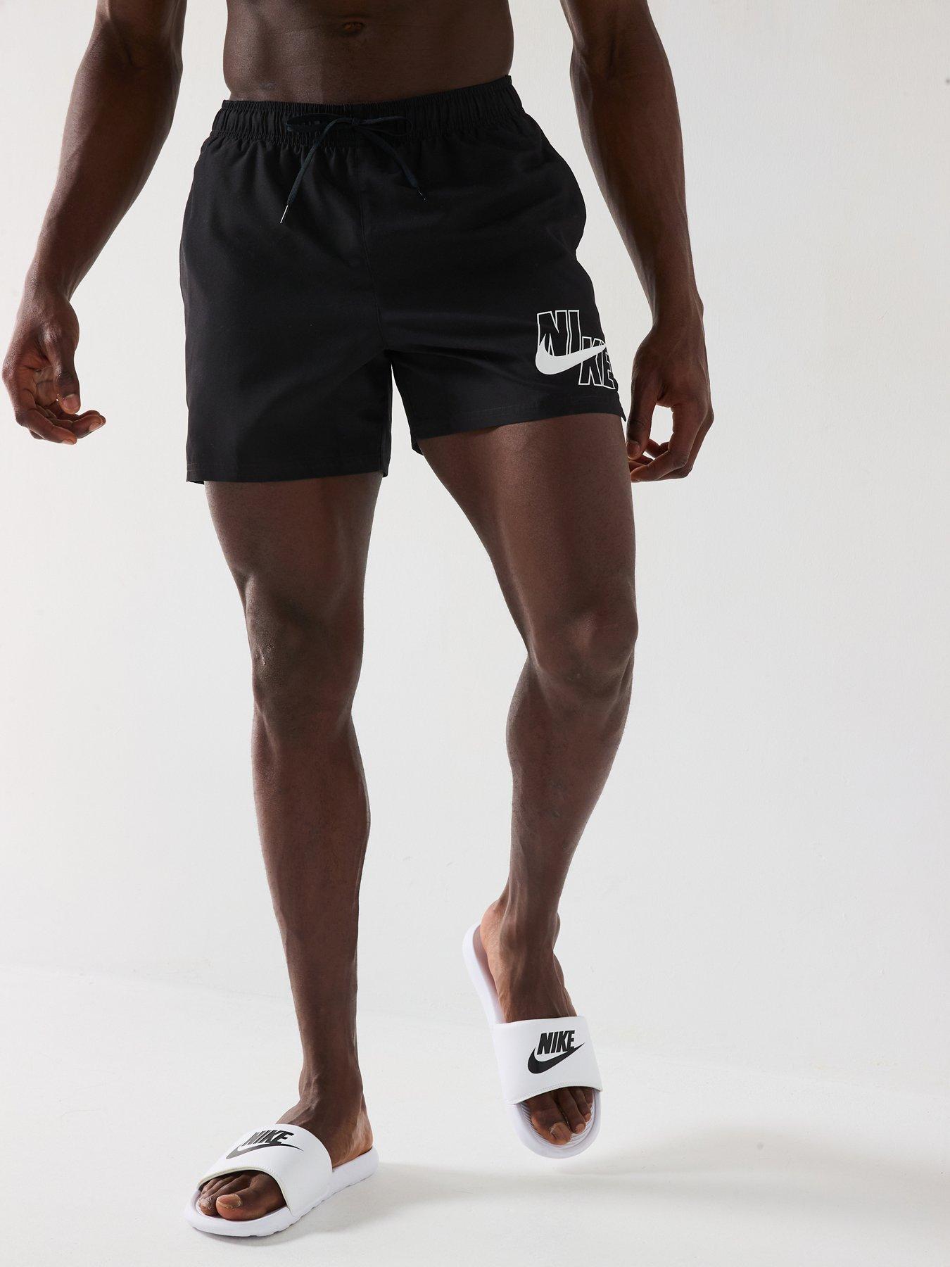 Nike Mens Logo 5" Volley Short-black
