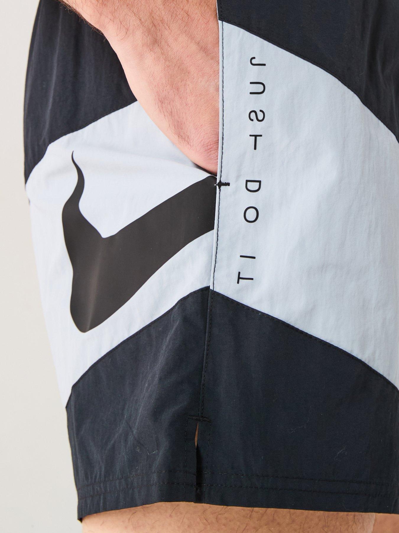 Image 5 of 5 of Nike Mens Multi Logo Vortex 5 Inch Volley Swim Short - Black