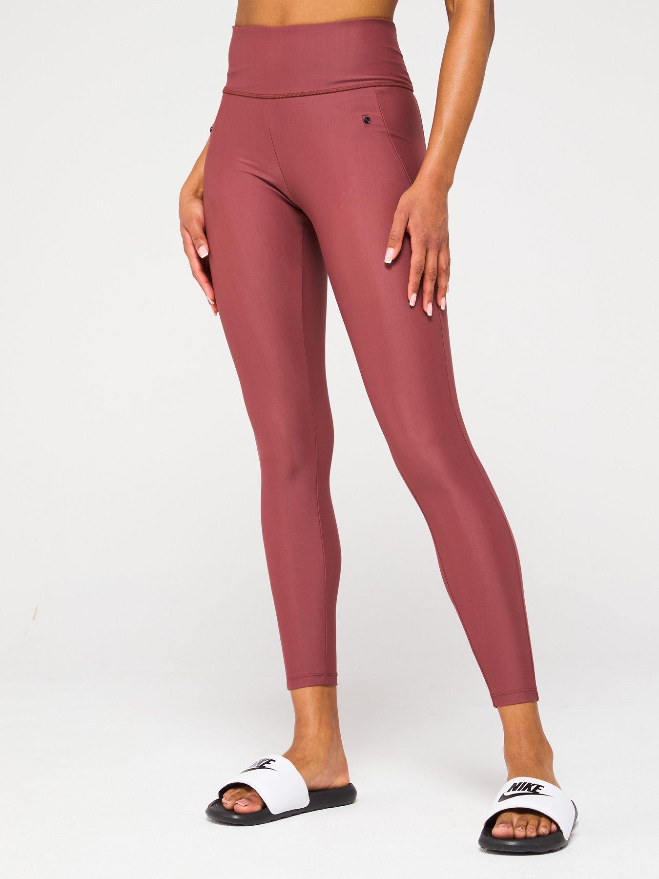 Nike Womens Victory Swim Slim Legging - Red