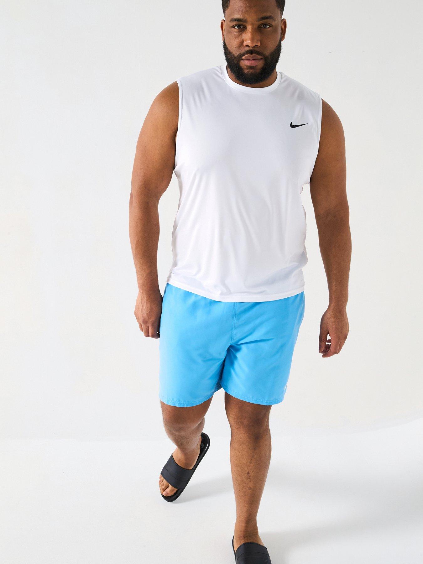 Nike Mens Extended Size Sleeveless Hydroguard T Shirt - White