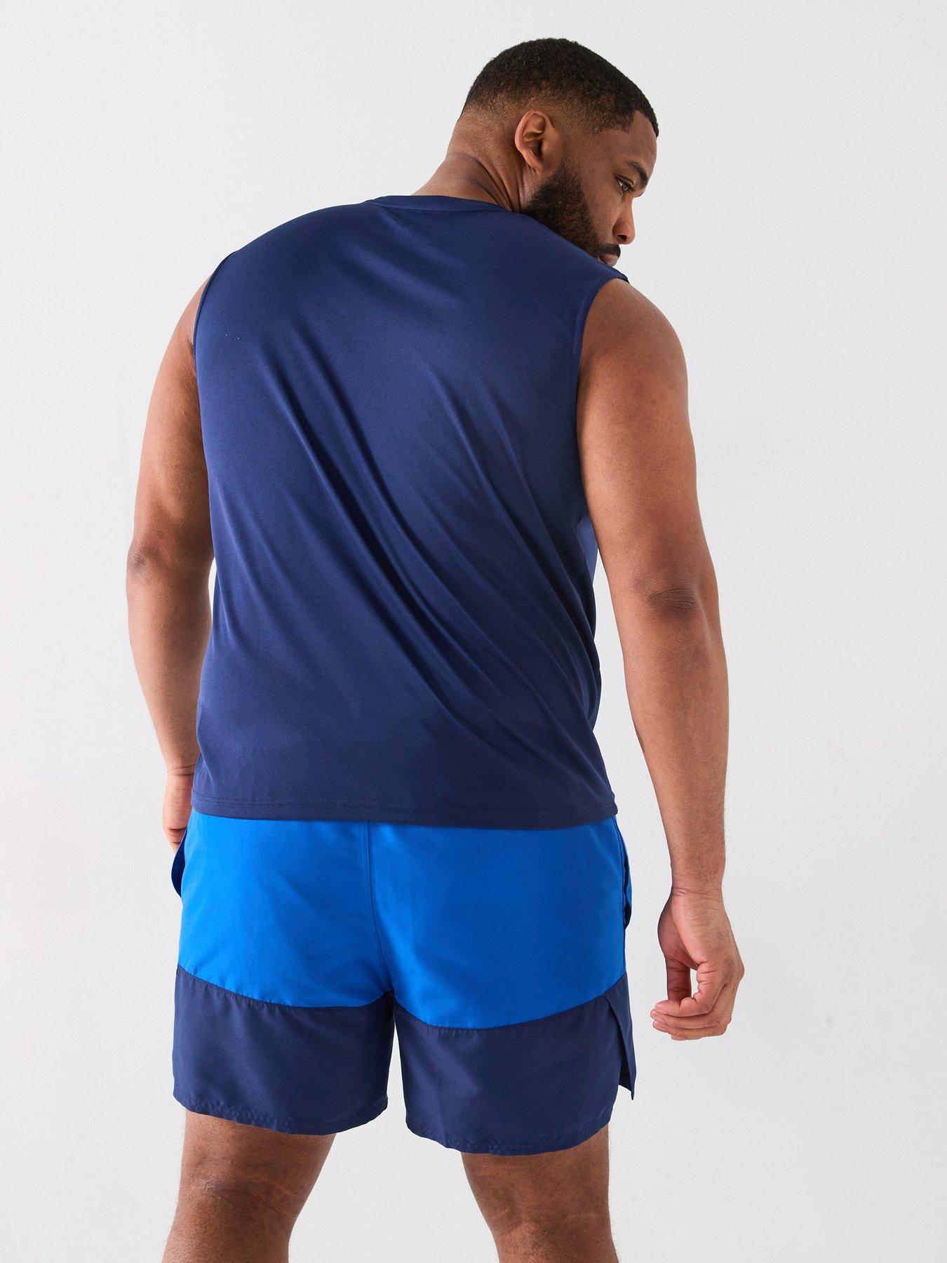 Image 2 of 5 of Nike Mens Extended Size Sleeveless Hydroguard Ext- &nbsp;Navy