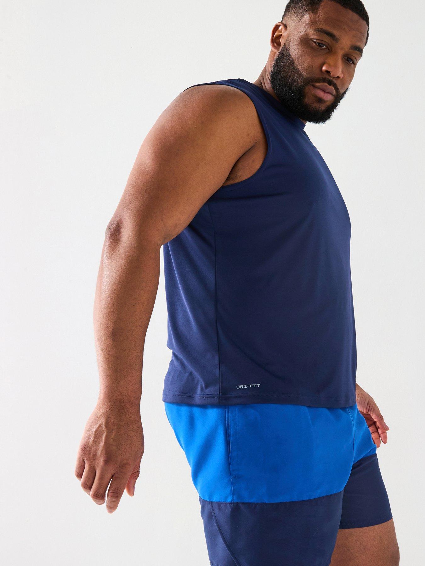 Image 5 of 5 of Nike Mens Extended Size Sleeveless Hydroguard Ext- &nbsp;Navy