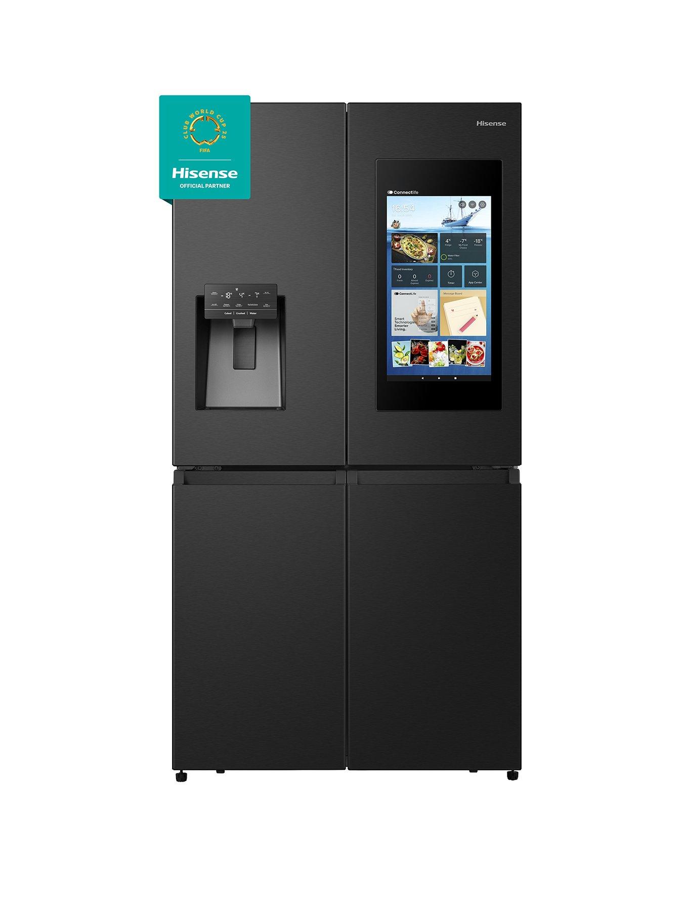 hisense-pureflat-rq760n4ife-smart-fridge-freezer-black-stainless-steel--nbspe-ratedfront