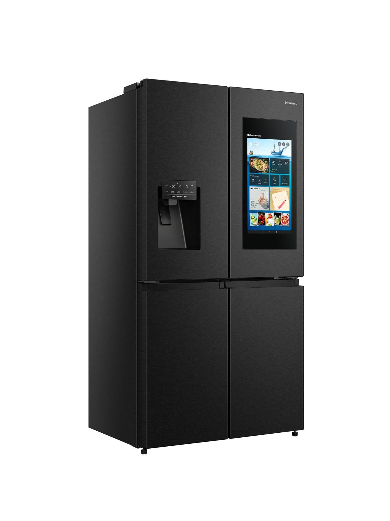 hisense-pureflat-rq760n4ife-smart-fridge-freezer-black-stainless-steel--nbspe-ratedstillFront