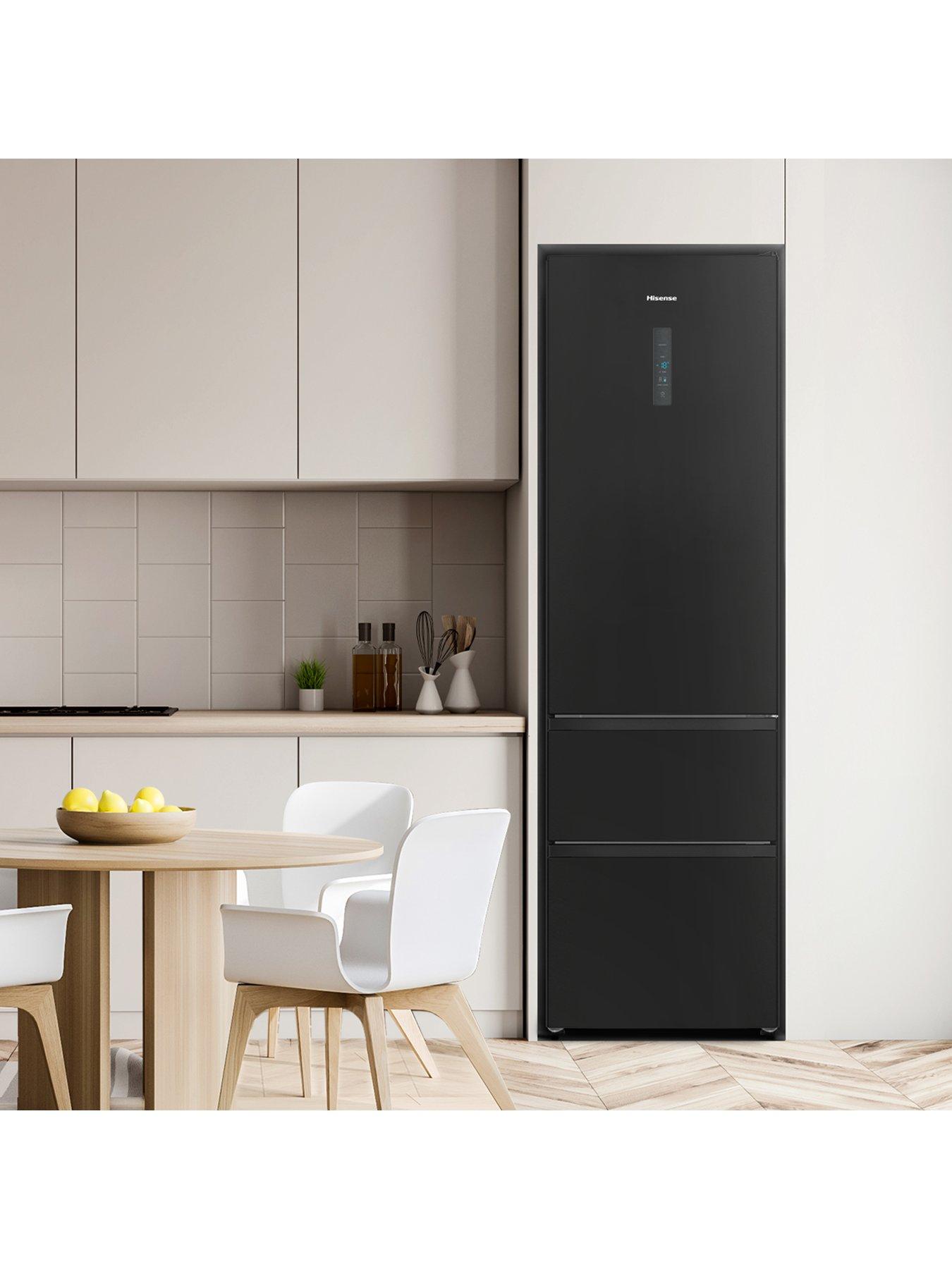 hisense-rm469n4afeuk-200cm-high-6040-frost-free-fridge-freezer-black-gloss-e-rateddetail