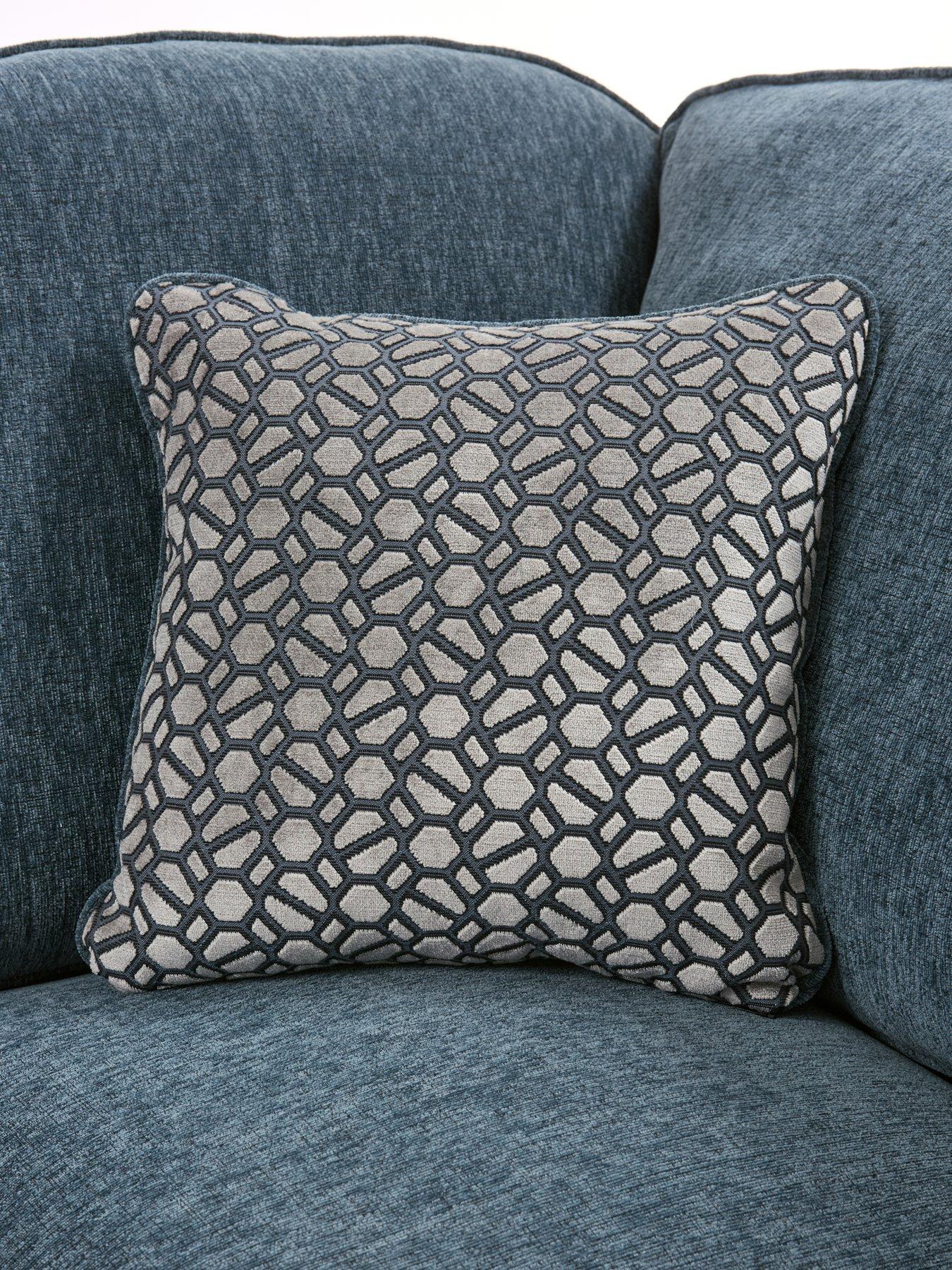 Image 6 of 7 of Very Home Lucerne 3 + 2 Seater Fabric Sofa Set (Buy &amp; SAVE!)&nbsp;- Made to Order in the UK