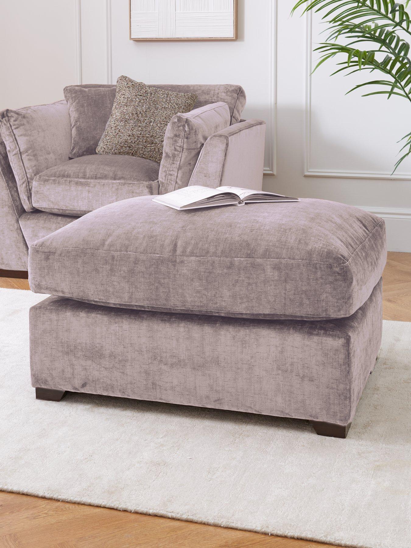 very-home-caressa-large-fabric-footstool