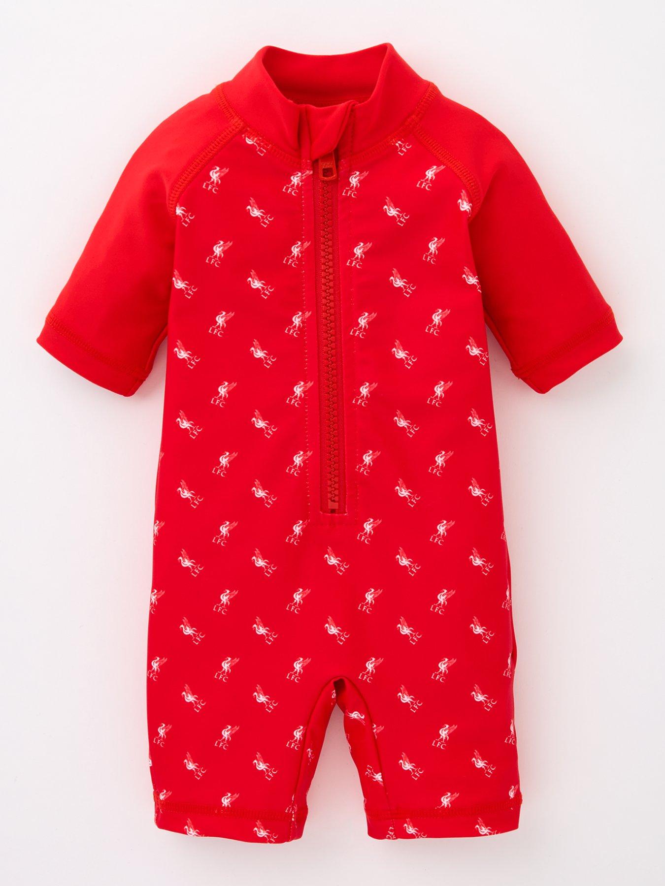 Image 1 of 4 of Liverpool FC LFC Baby Swimsuit - Red