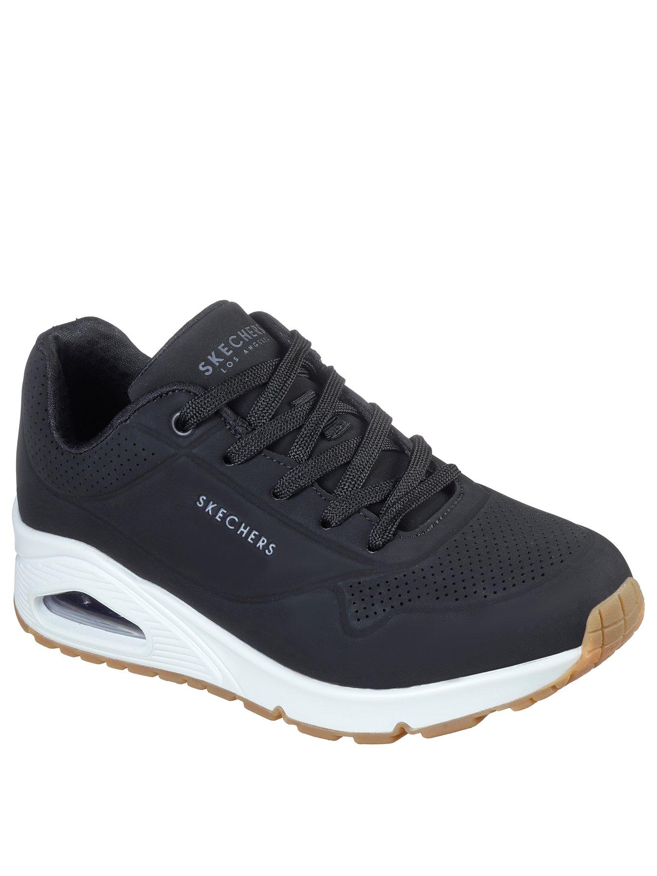 skechers-durabuck-lace-up-fashion-sneaker-blackstillFront