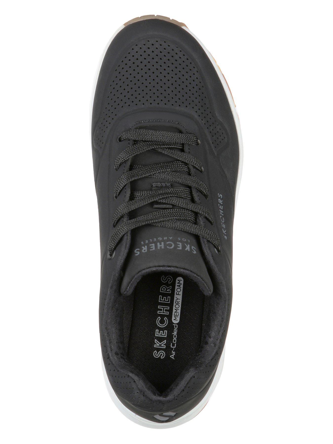 skechers-durabuck-lace-up-fashion-sneaker-blackoutfit