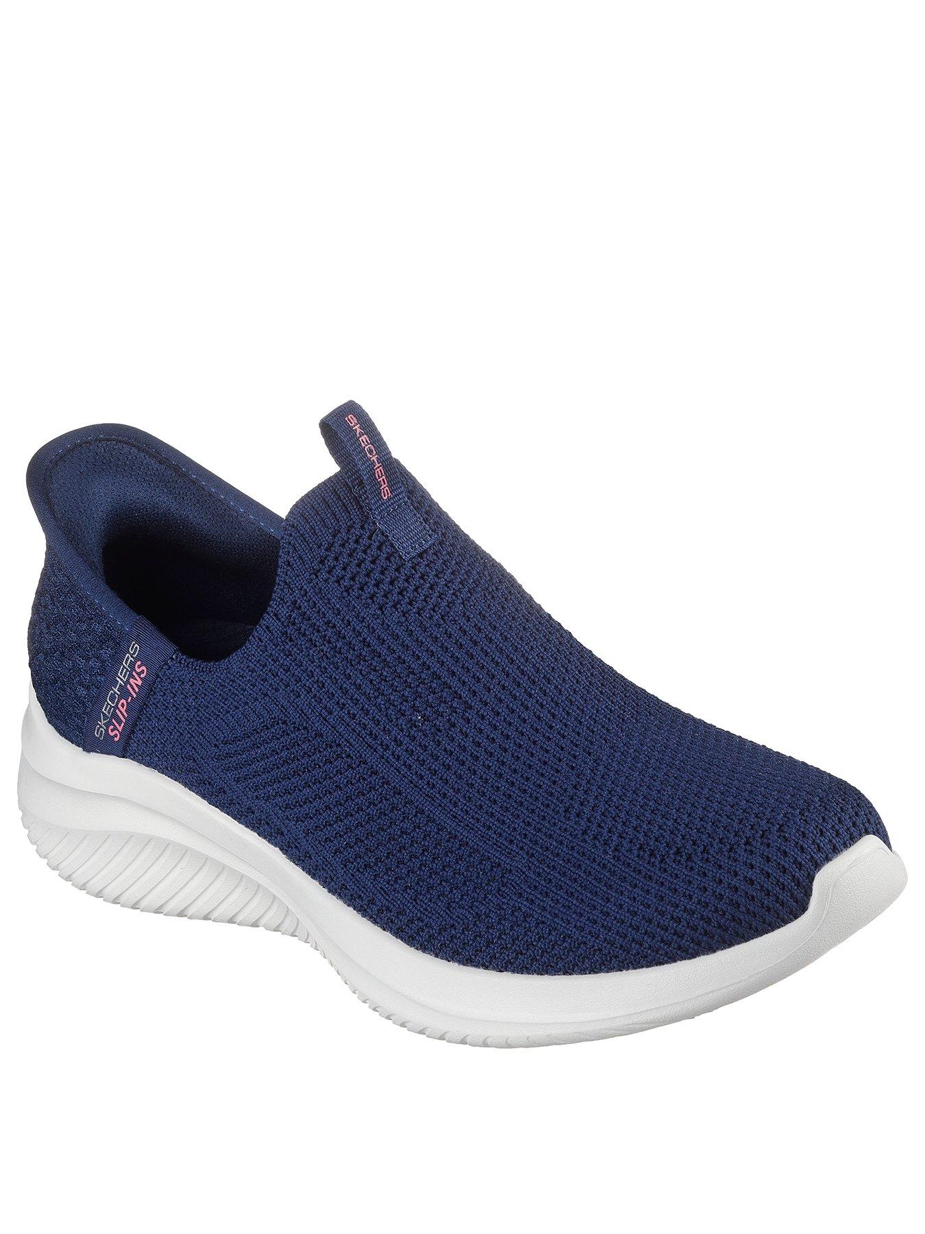 skechers-engineered-stretch-knit-slip-ins-w-air-cooled-mf-navy-knittrimstillFront