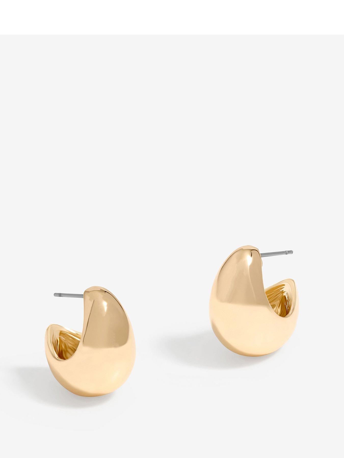 jon-richard-jon-richard-gold-plated-curved-domed-earrings