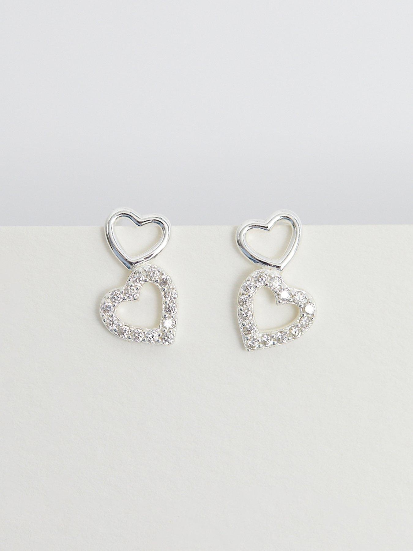 simply-silver-simply-silver-sterling-silver-925-polished-and-cubic-zirconia-double-heart-stud-earringsback