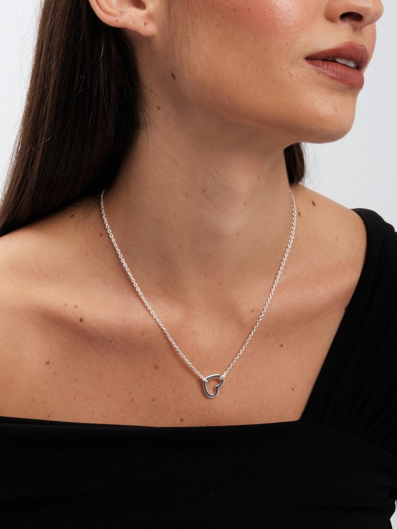 simply-silver-simply-silver-sterling-silver-925-polished-open-heart-necklaceback