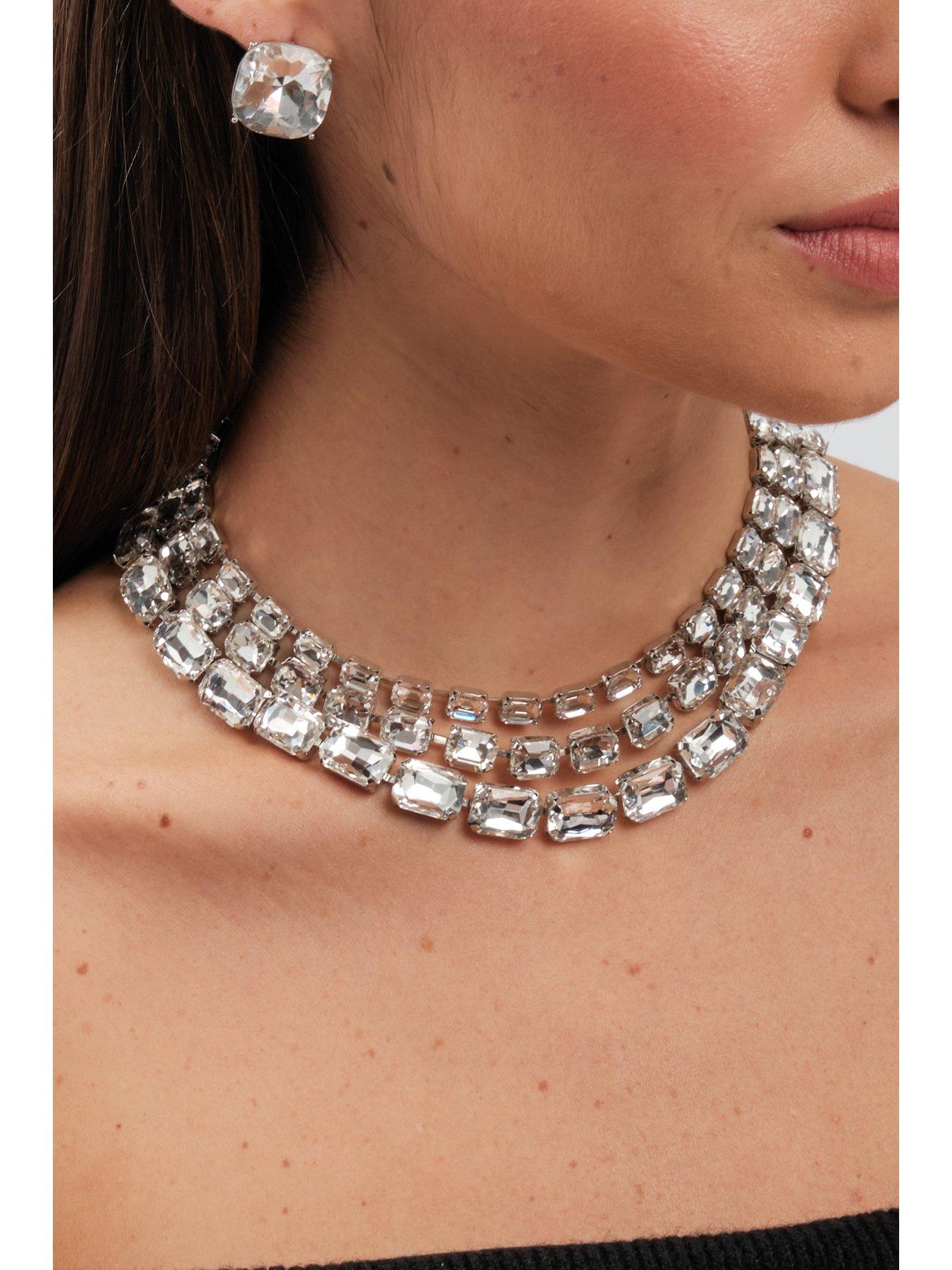 mood-mood-silver-crystal-mirror-layered-collar-necklacestillFront