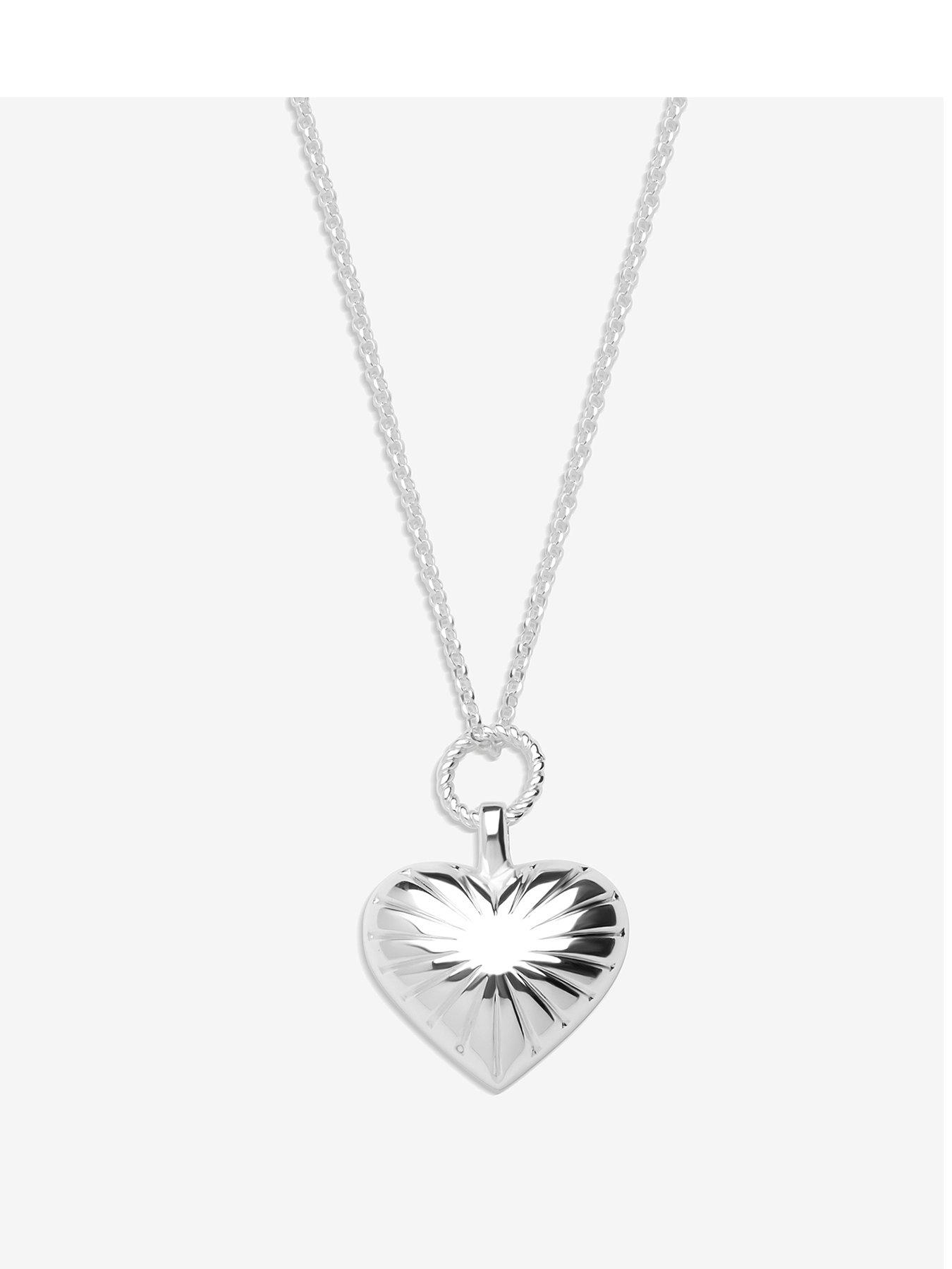 simply-silver-simply-silver-sterling-silver-925-ridged-heart-pendant