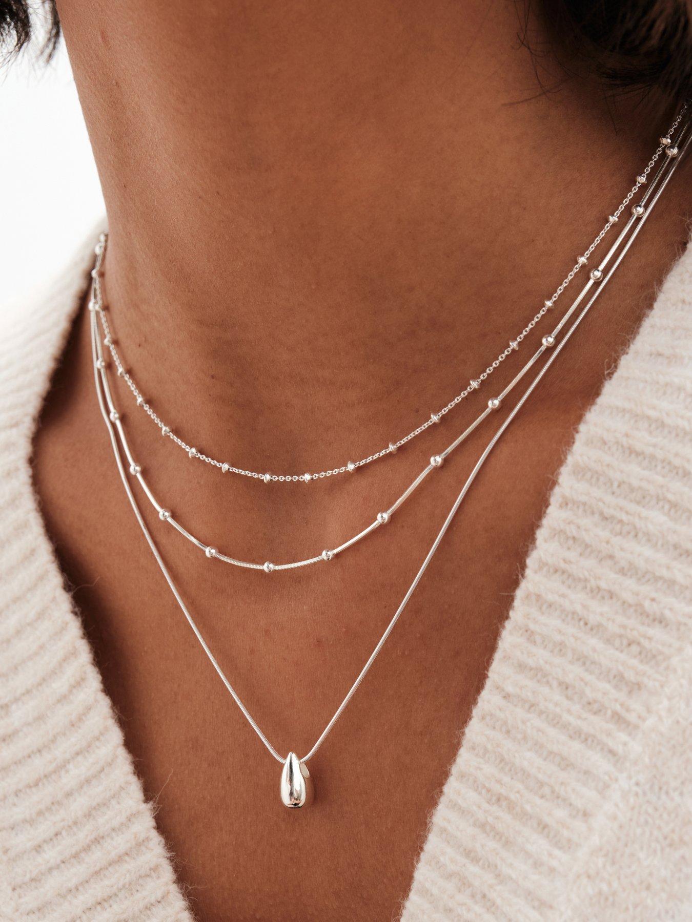 simply-silver-simply-silver-sterling-silver-925-polished-nugget-necklaceoutfit