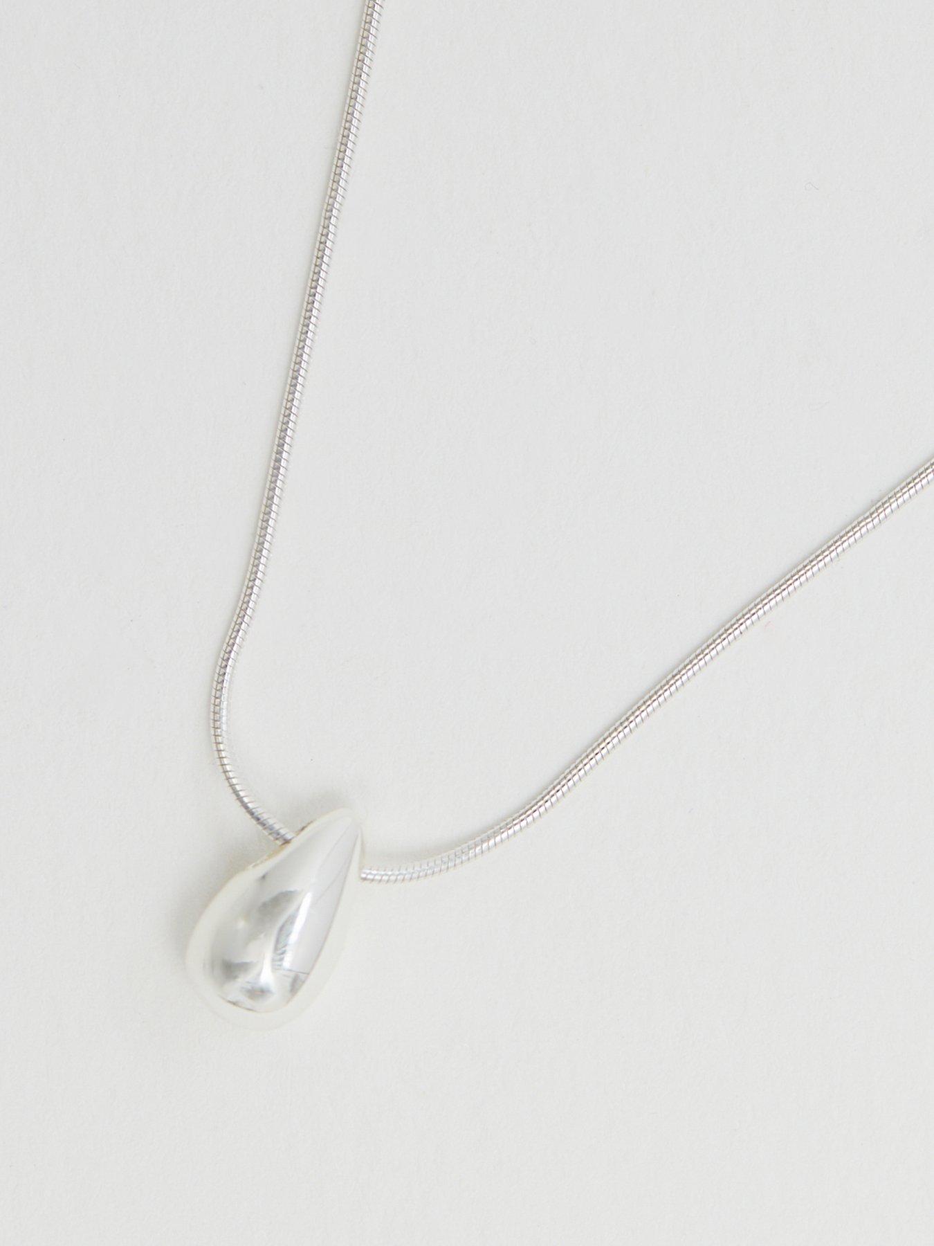 simply-silver-simply-silver-sterling-silver-925-polished-nugget-necklacedetail