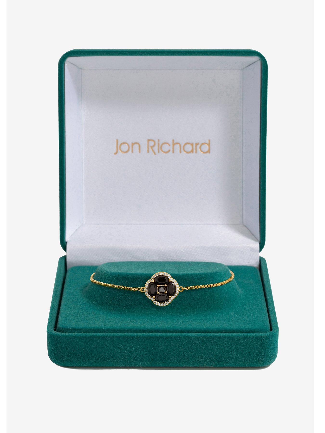 jon-richard-jon-richard-cubic-zirconia-jet-clover-toggle-braceletfront