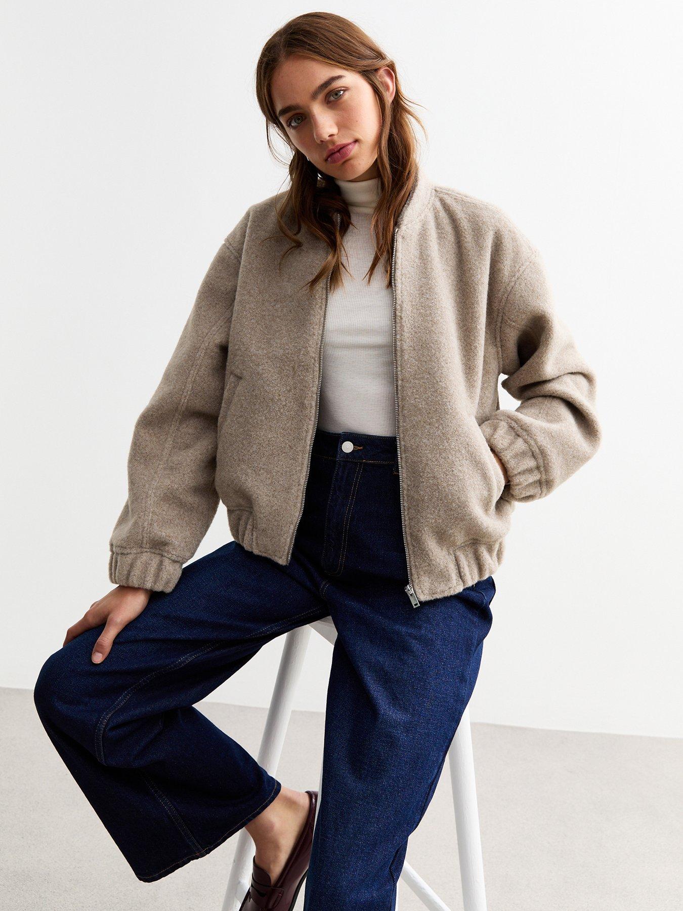 new-look-textured-oversized-bomber-jacket-beige