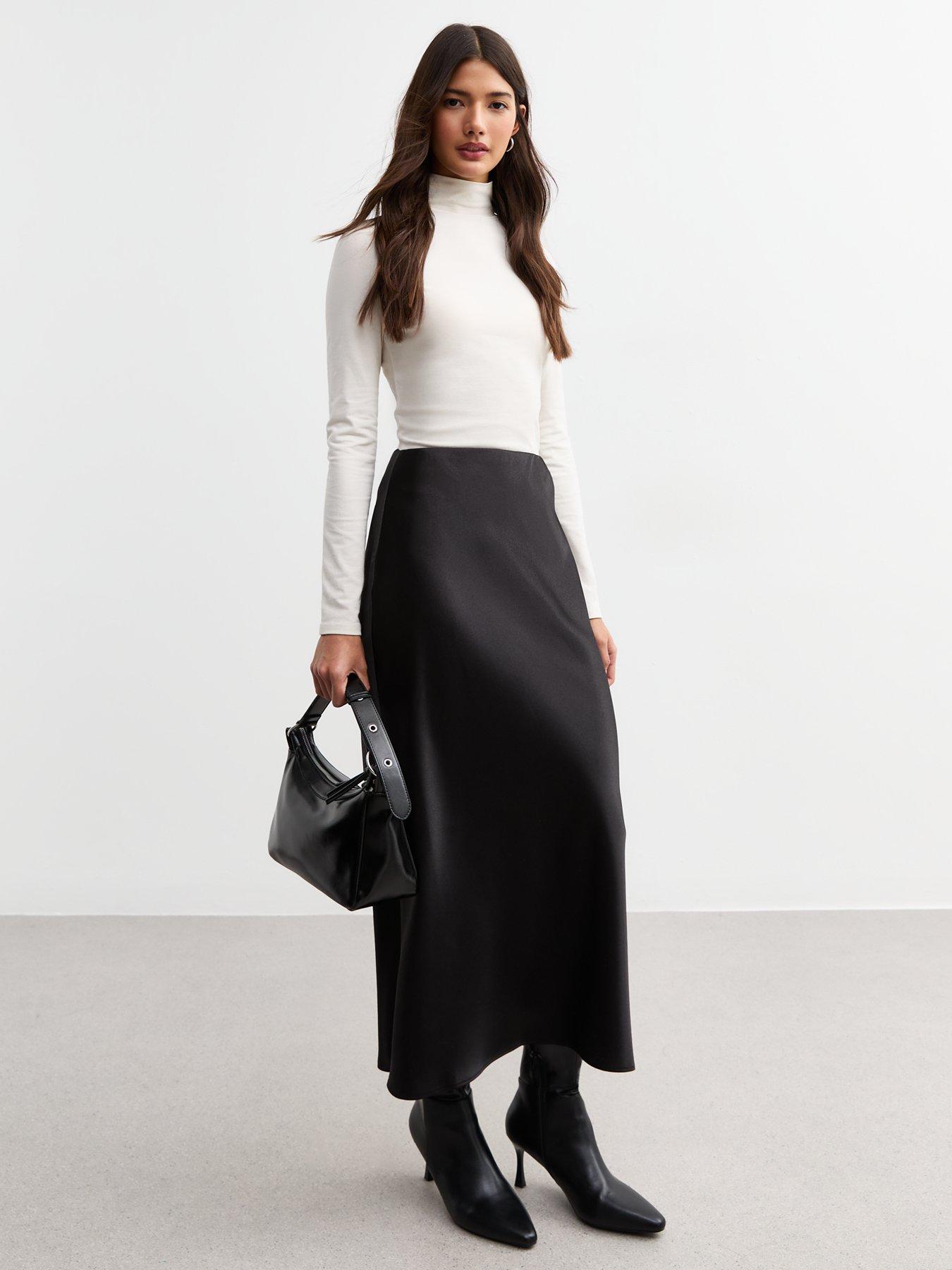 new-look-textured-satin-midi-slip-skirt-black