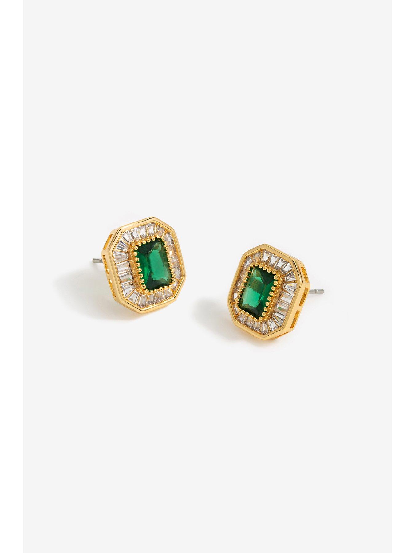 jon-richard-jon-richard-gold-plated-and-emerald-baguette-stud-earringsback