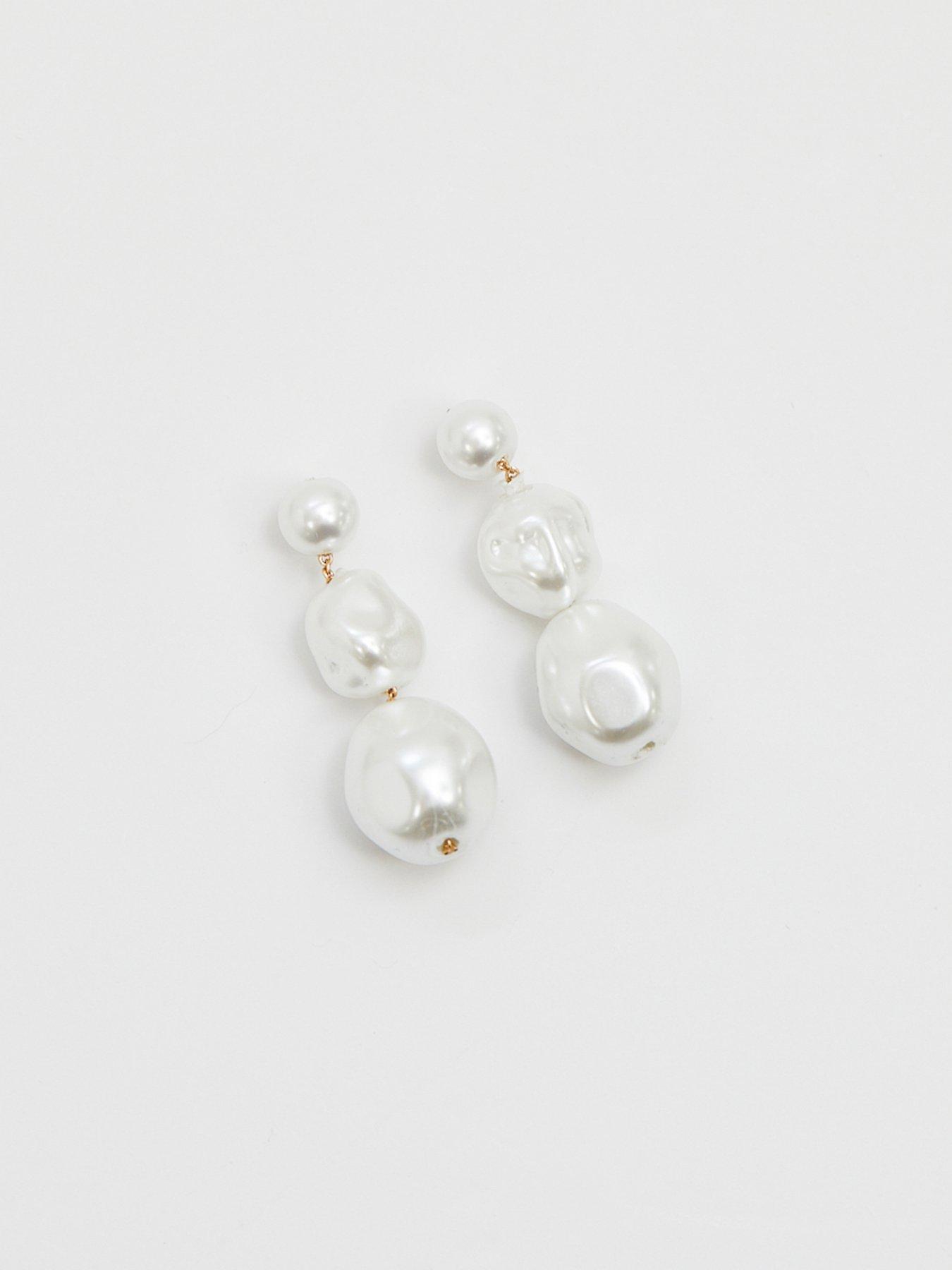 mood-mood-silver-pearl-graduated-linear-drop-earringsback