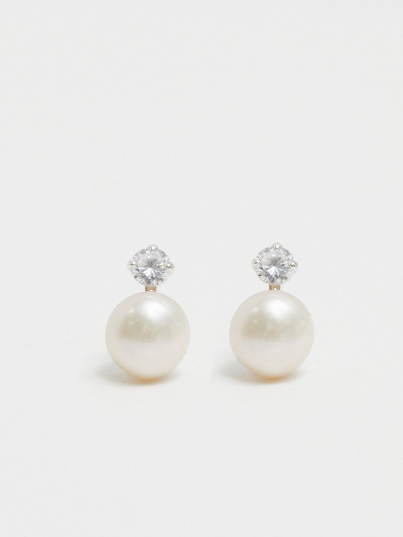 simply-silver-simply-silver-sterling-silver-925-pearl-and-cubic-zirconia-stud-earringsback