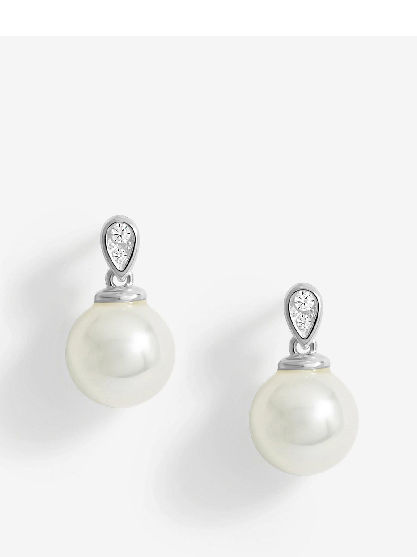 simply-silver-simply-silver-sterling-silver-925-cubic-zirconia-and-pearl-classic-stud-earrings