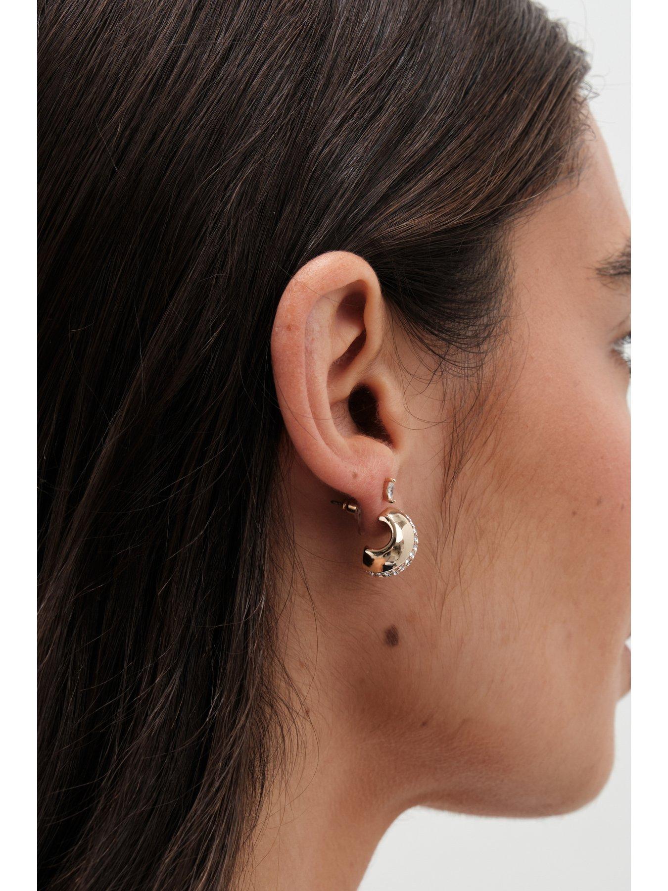 jon-richard-jon-richard-gold-polished-crystal-dome-stud-earringsback