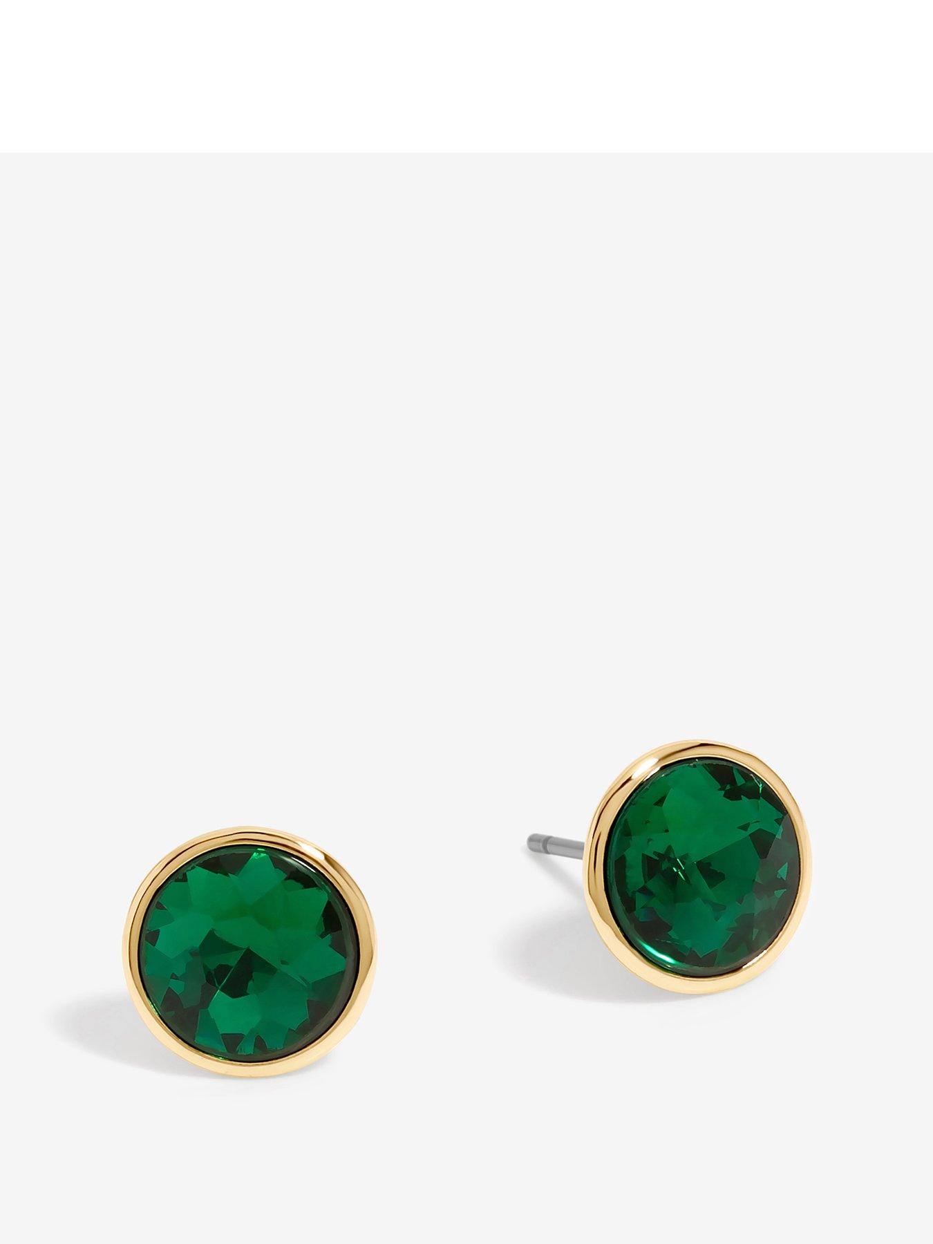 jon-richard-jon-richard-gold-plated-and-emerald-stud-earrings