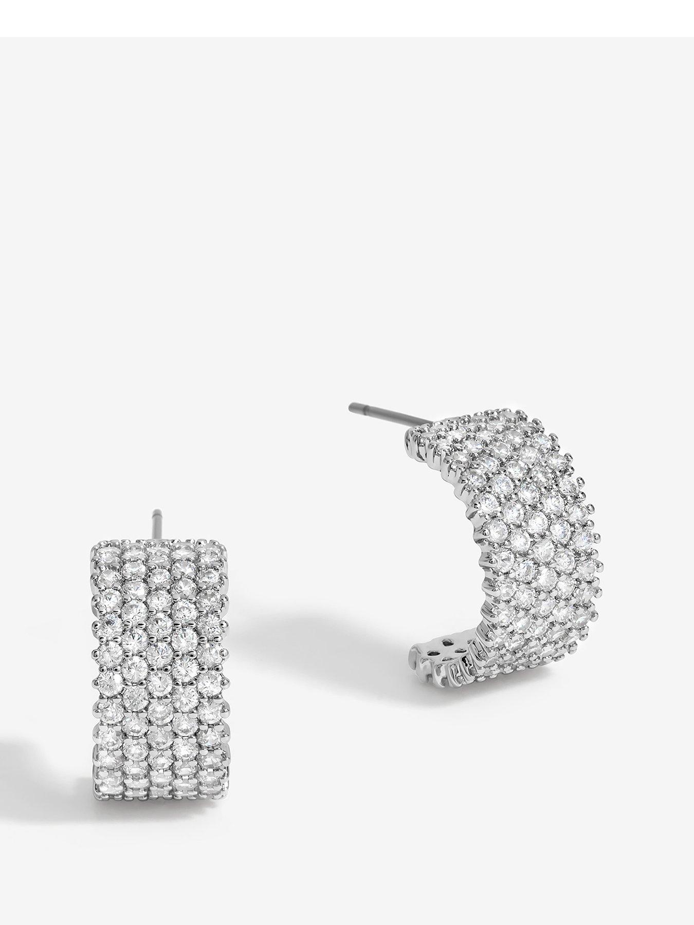 jon-richard-jon-richard-crystal-pave-hoop-earrings