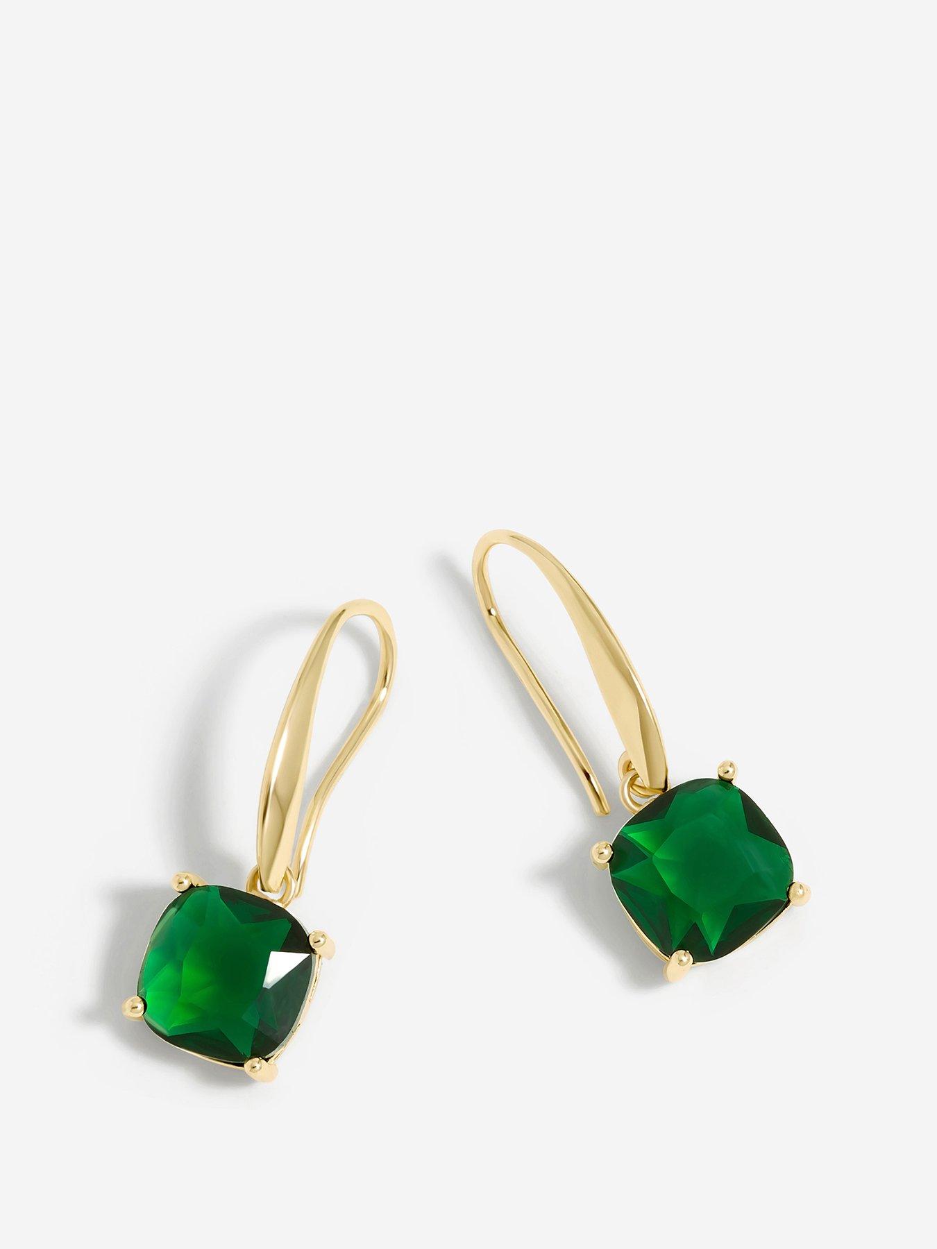 jon-richard-jon-richard-gold-plated-and-emerald-fishhook-earrings