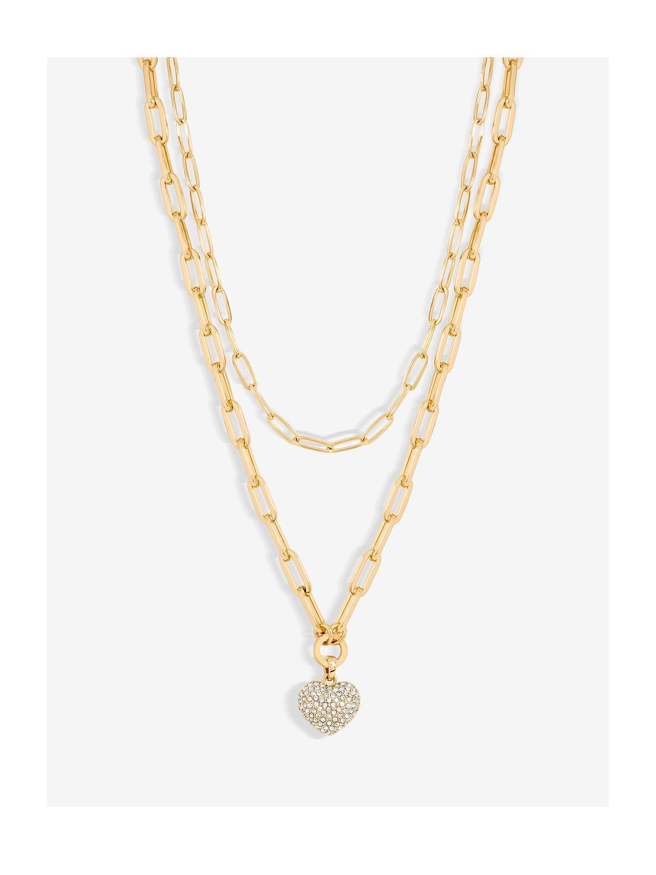 jon-richard-jon-richard-gold-plated-pave-heart-double-row-necklace